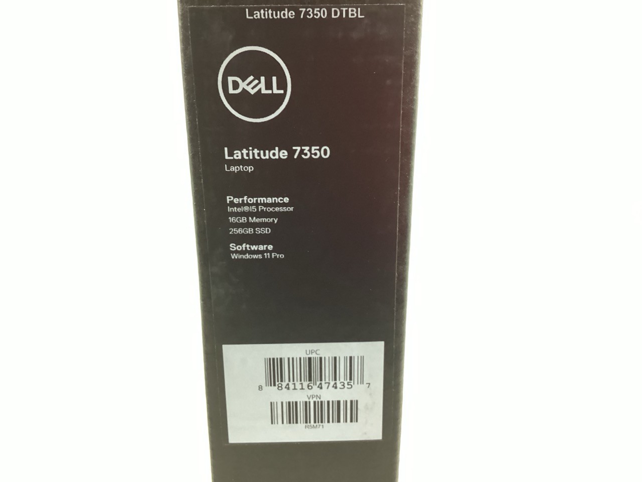 Dell Latitude 7350 13″ Touch – Ultra 5-134U 16GB 256GB SSD WiFi 7 W11P – R5M71