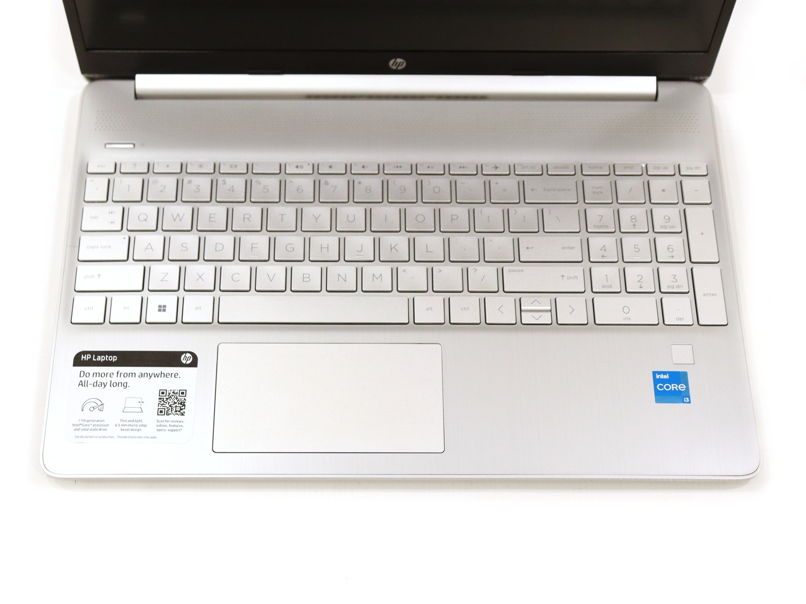 HP Laptop 15-dy2713st 15.6″ Core i3-1125G4 16GB 256GB NVMe Win 11 Home