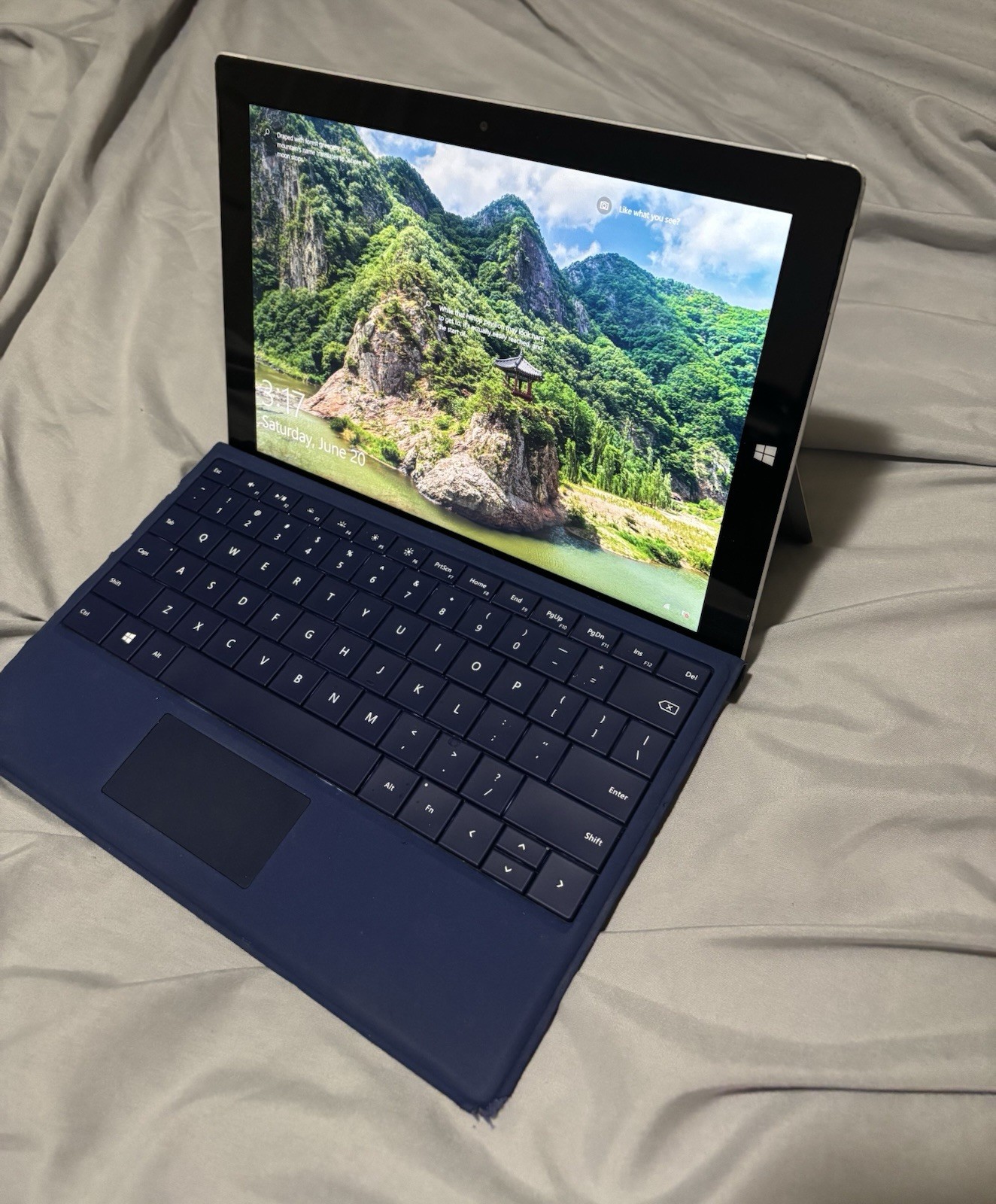Microsoft Surface Pro 3 12in 128GB Wi‑Fi Windows Tablet w/ Type Cover & Charger