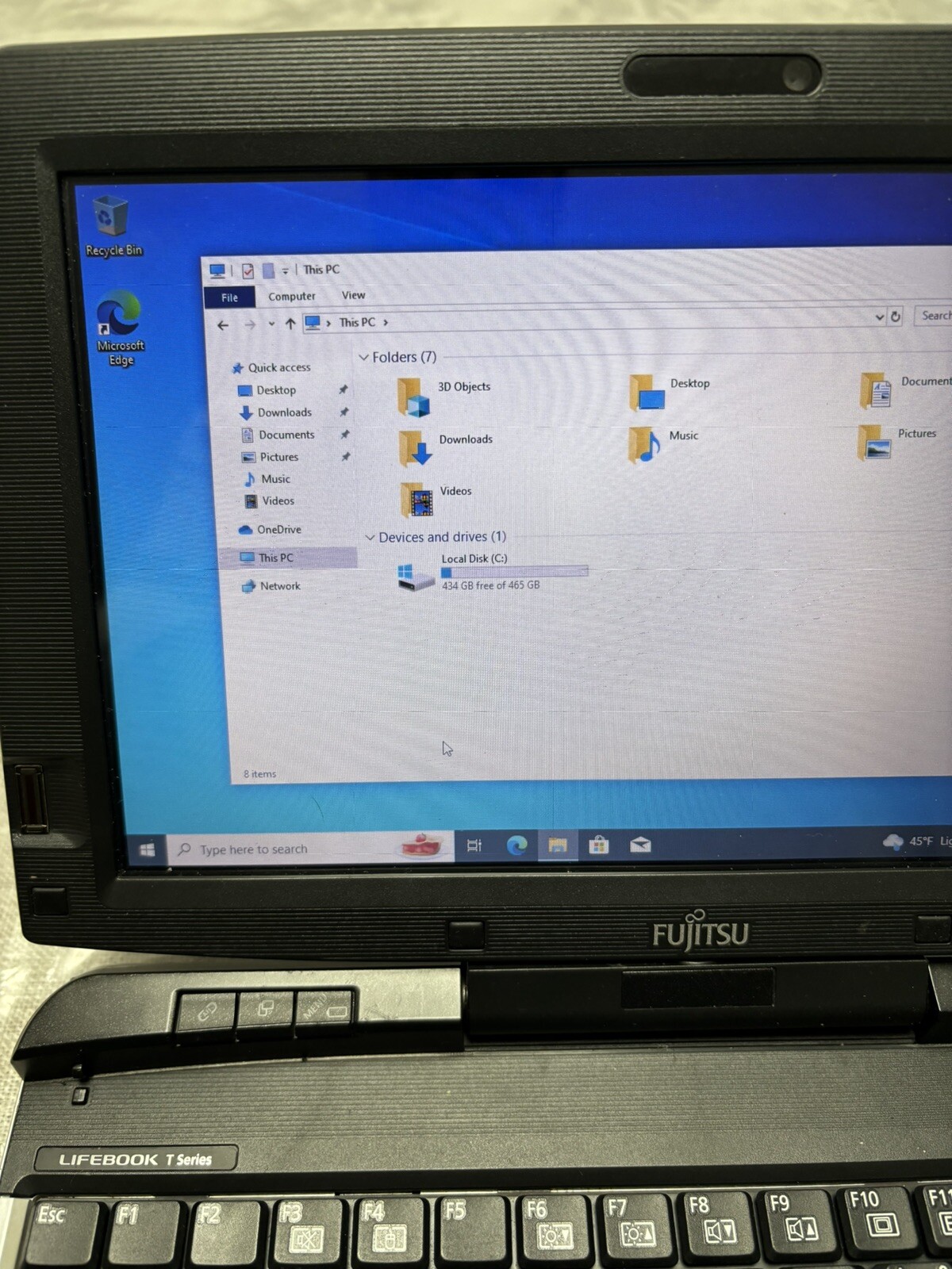 Fujitsu T 580 Core i5 – 1.33 GHz 3GB Ram Windows 10 – 512 SSD 10” Touch