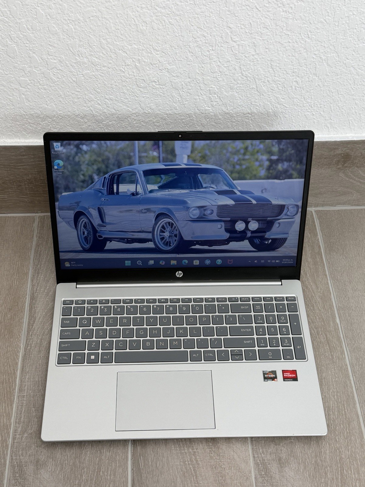 HP 15-fc0046nr 15.6” Touch Laptop Ryzen 5 7520U 8GB RAM 256GB NVMe SSD Win-11