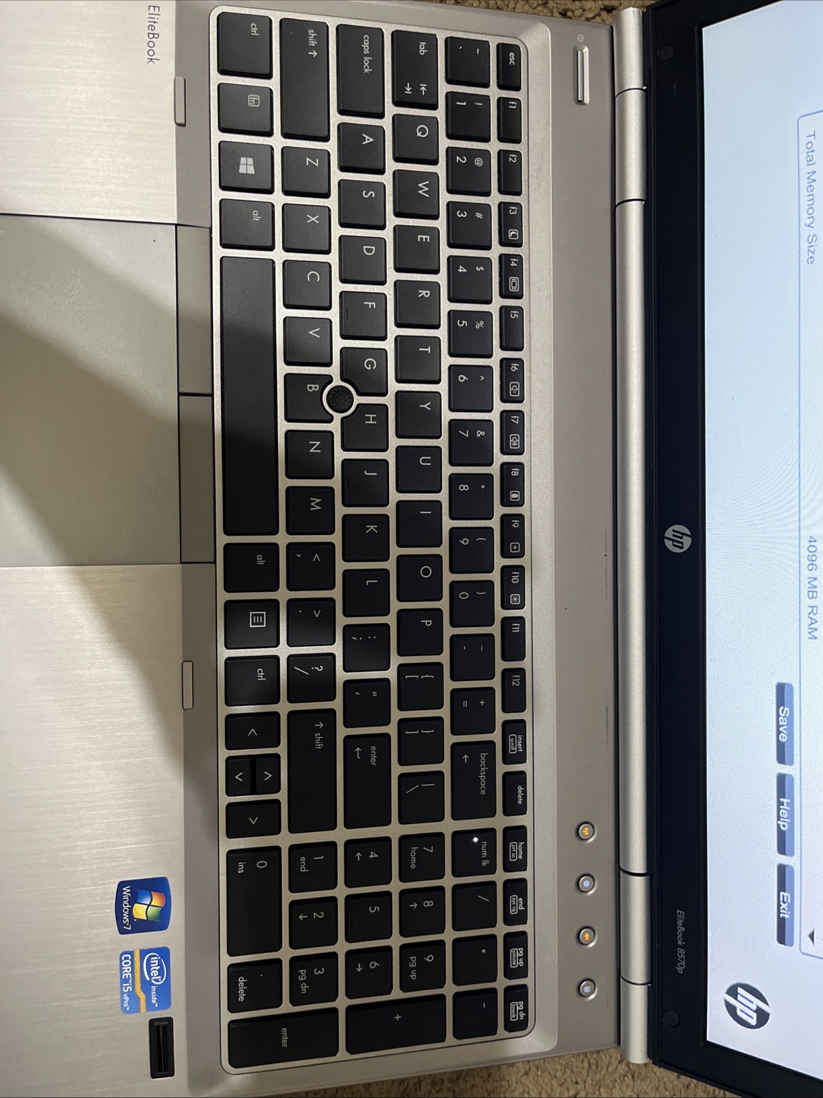 HP EliteBook 8570P Intel i5 2.5GHz – Read Description Before Buy