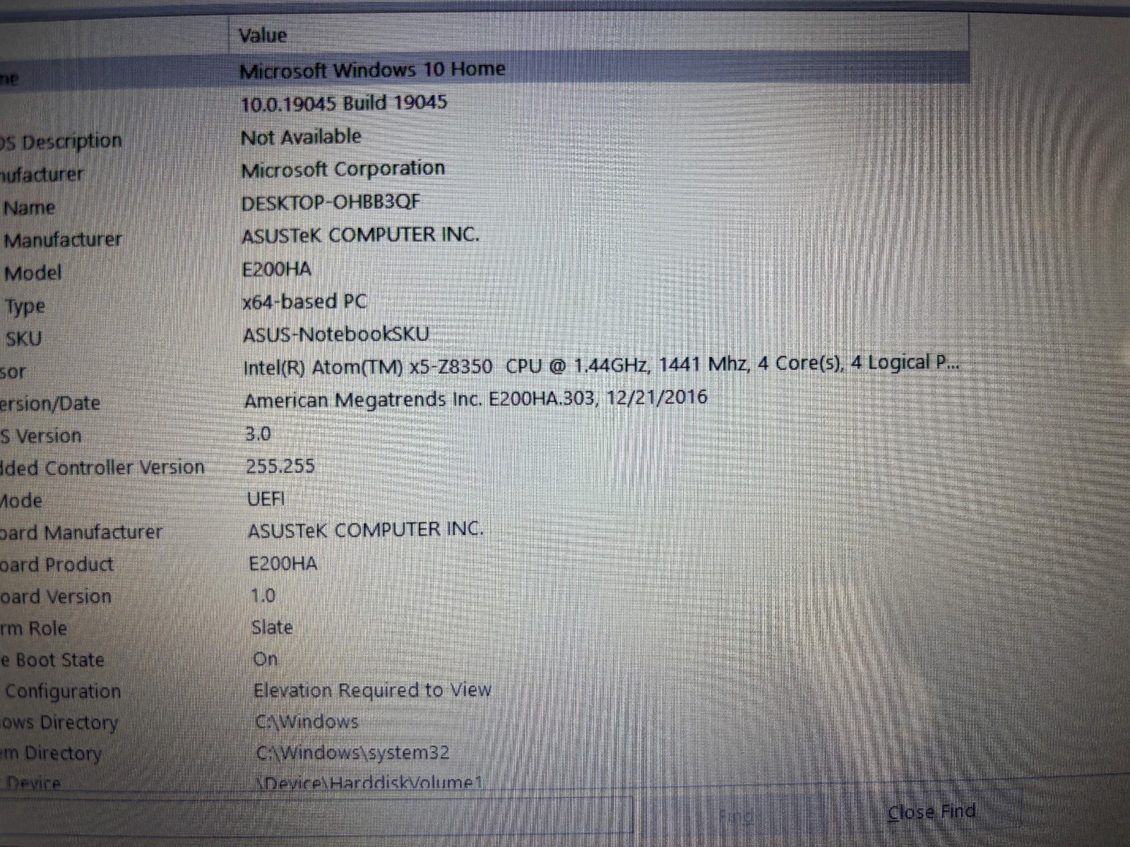ASUS E200HA 11.6 in (32 GB,‎1.44 GHz intel_atom,1.44 GHz) Notebook/Laptop – Gold