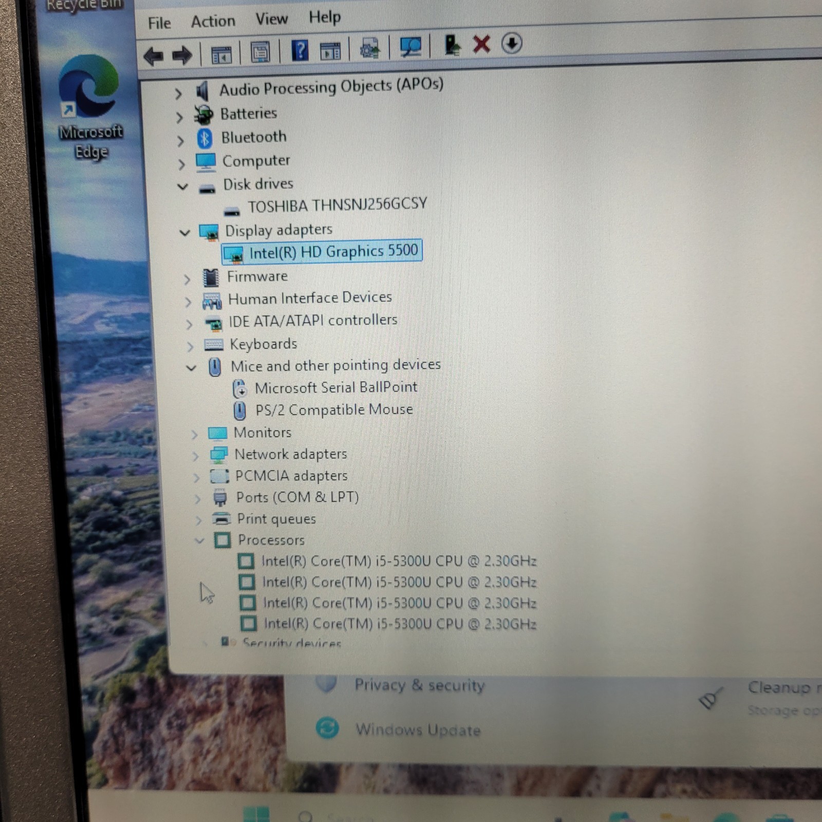 Panasonic Toughbook CF31 i5-5300U 2.30GHz 8GB RAM 256 SSD Windows 11 PRO