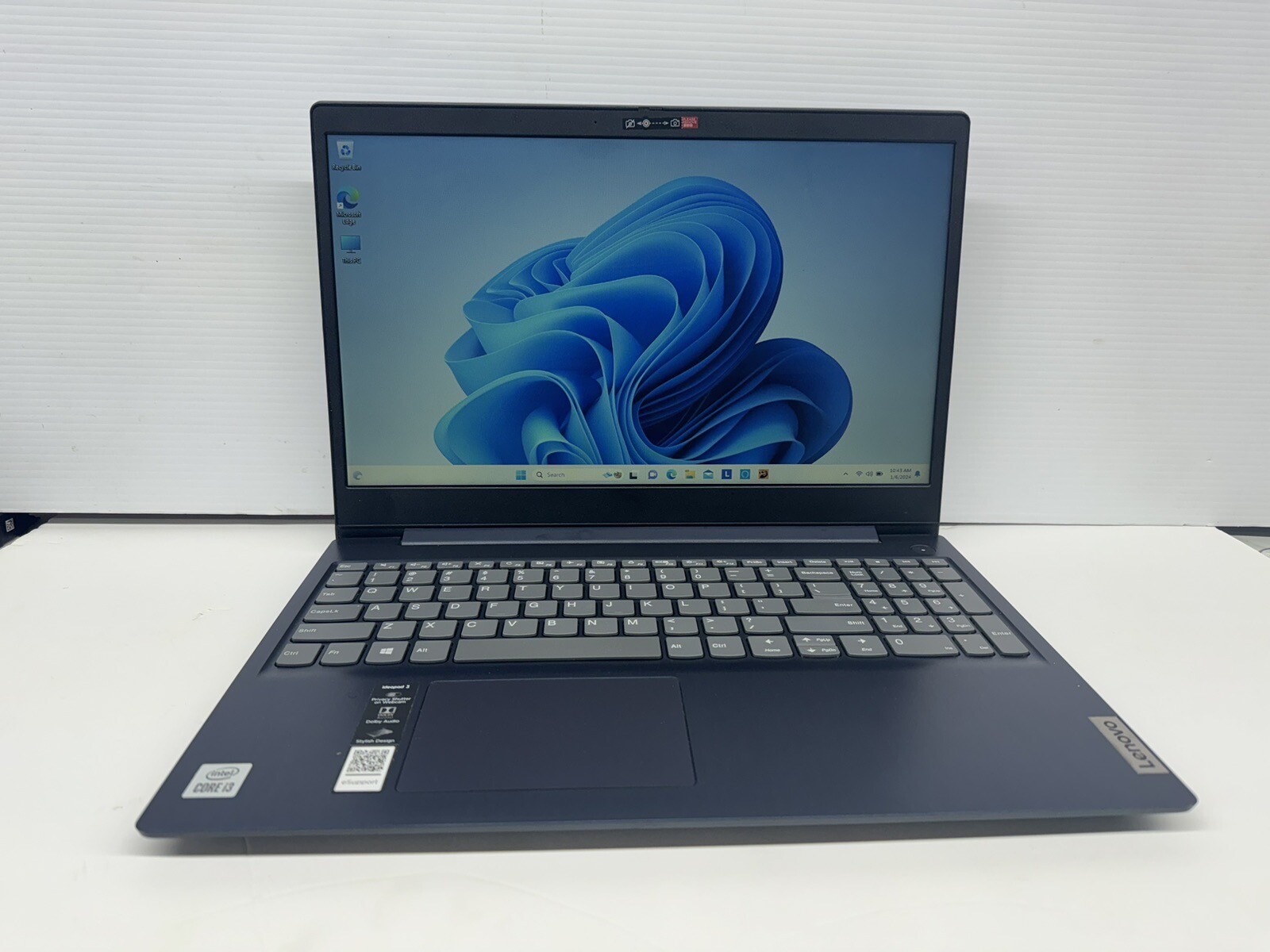 Lenovo IdeaPad 3 15IML05 Touch Screen 256gb Ram 8gb i3