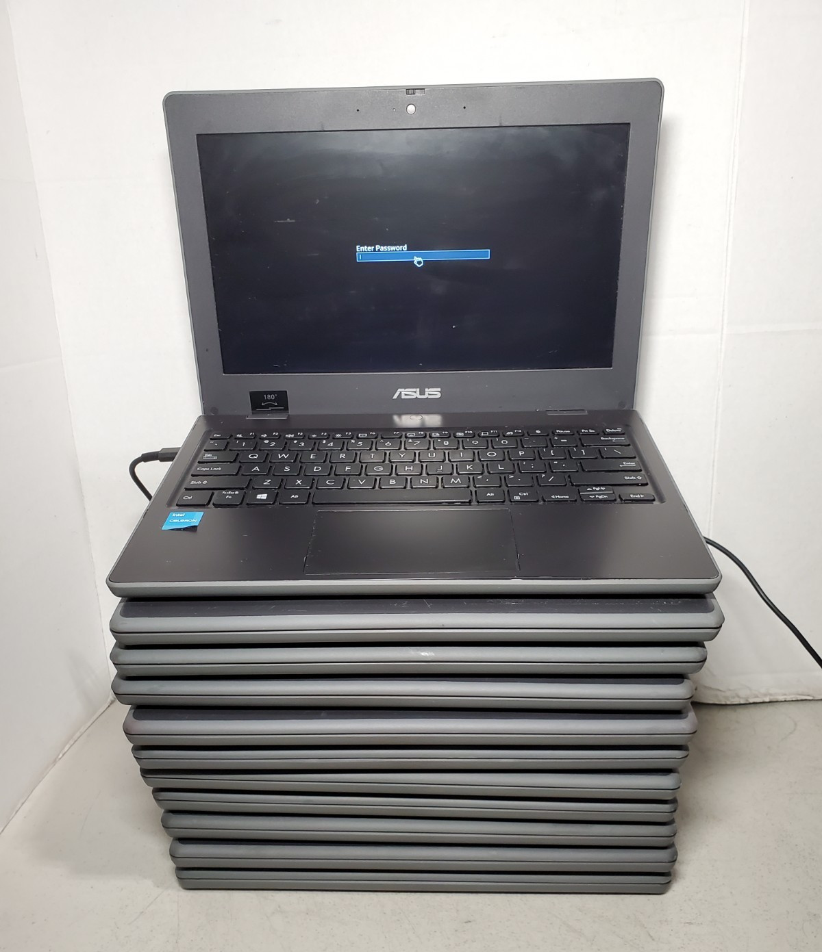 Lot of 10 ASUS BR1100CK 11.6″ Intel N4500 4GB RAM 128GB SSD NO OS! BIOS PW! #69