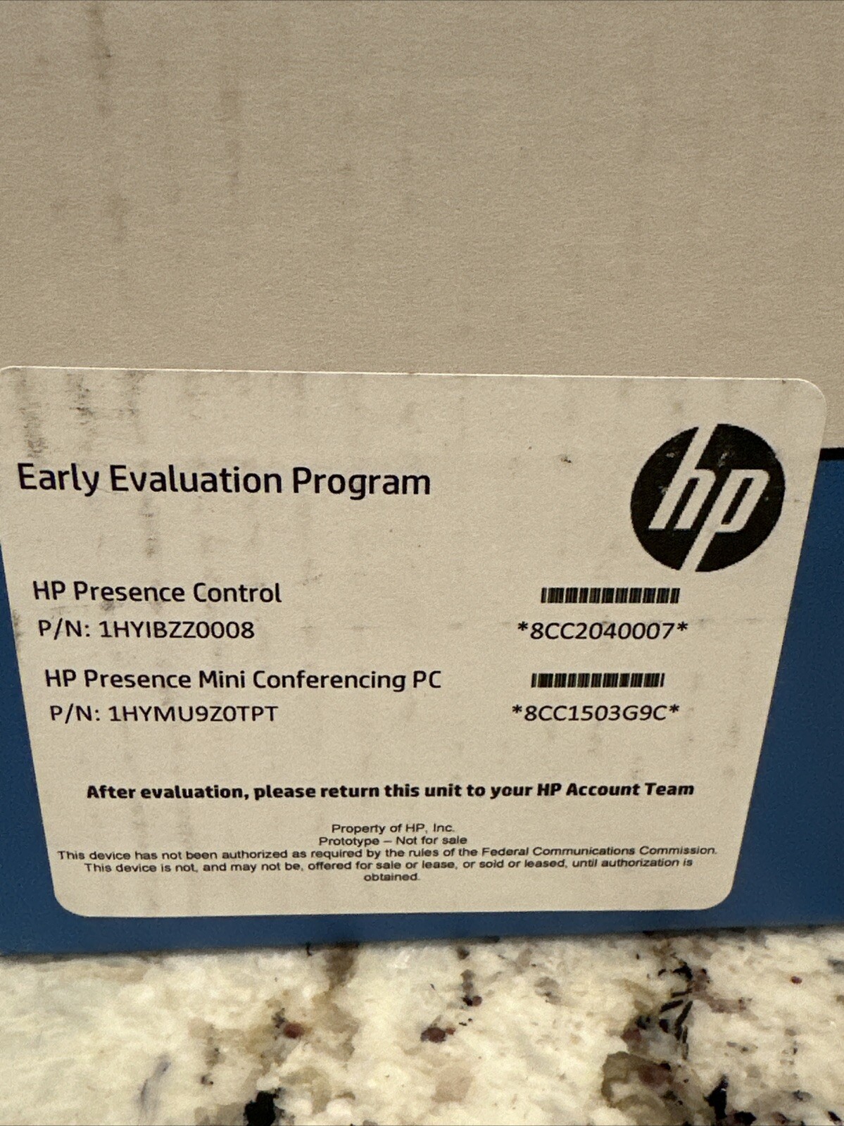 HP Presence control Zoom Rooms + 4K Camera