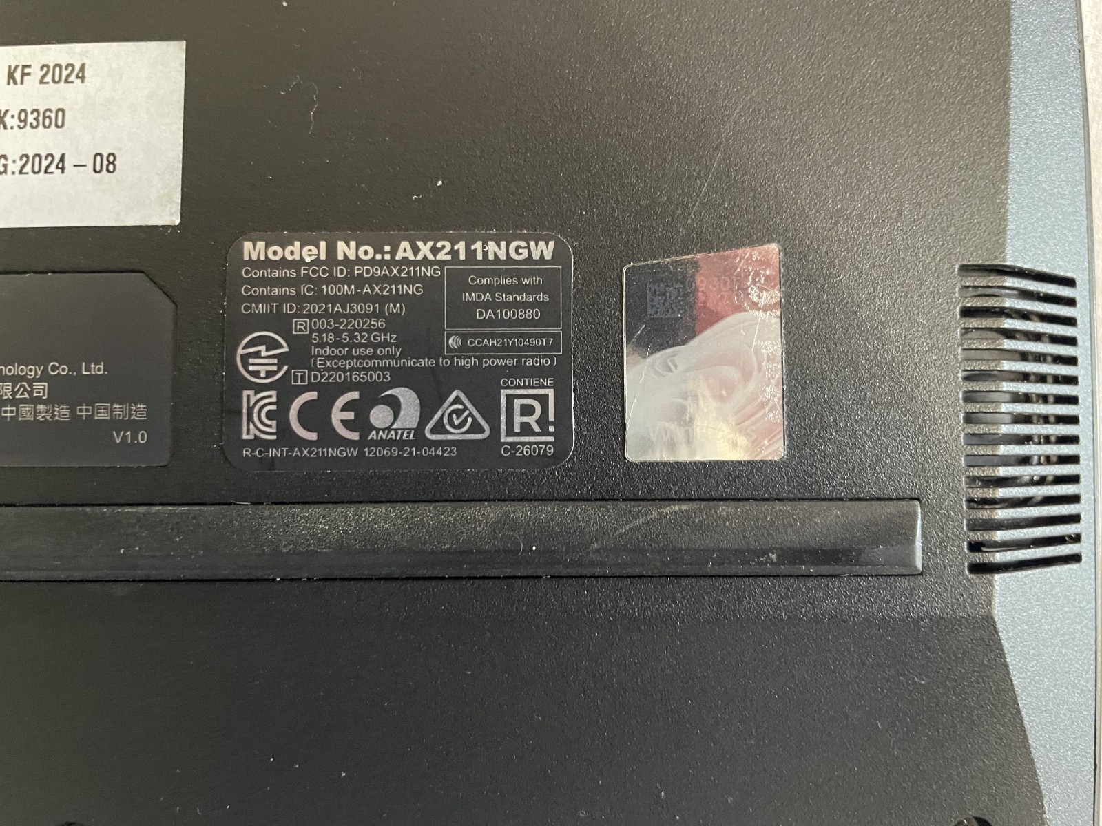 Gigabyte G6 KF WUXGA 165hz (Intel i7-13620H RTX 4060 8GB 32GB/1TB) Gaming Laptop