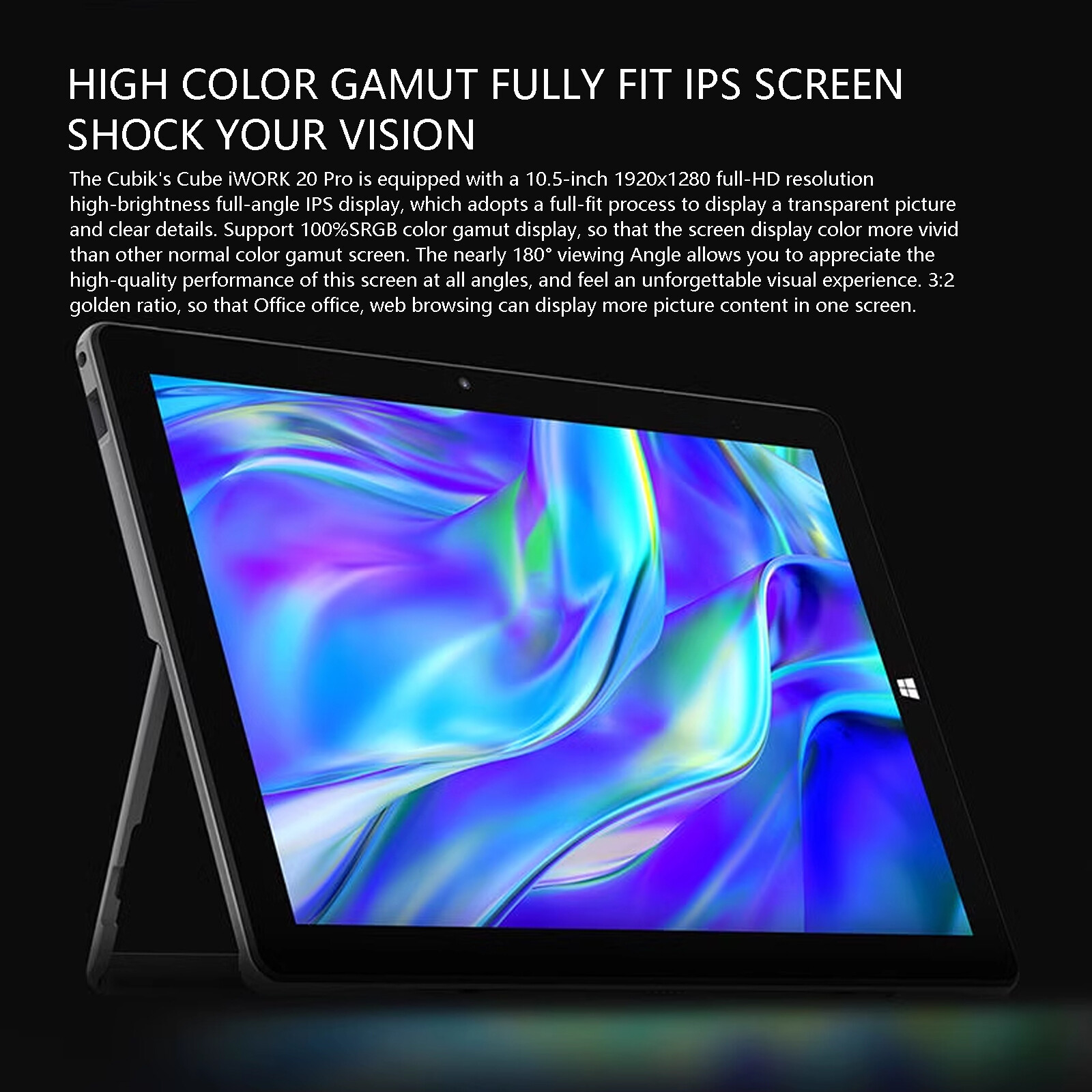 10.5″ Laptop 2-In-1 8GB 256GB Windows 11 Ultra-thin aluminum alloy TabletRS