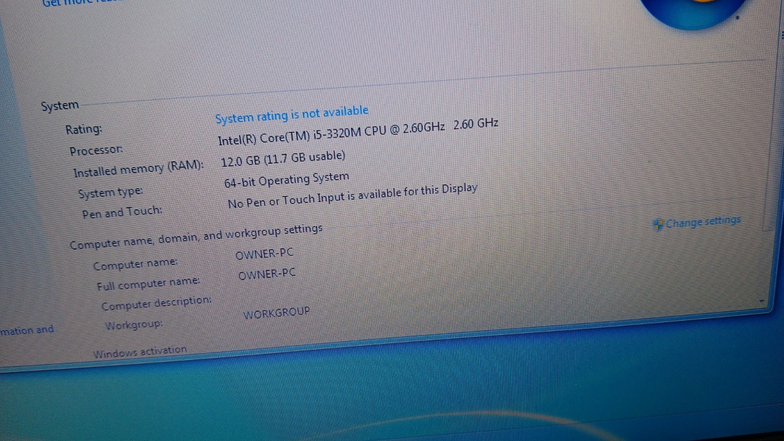 Lenovo Thinkpad T430 Laptop intel Core i5 @ 2.60 GHz 128 GB SSD Windows 7 pro