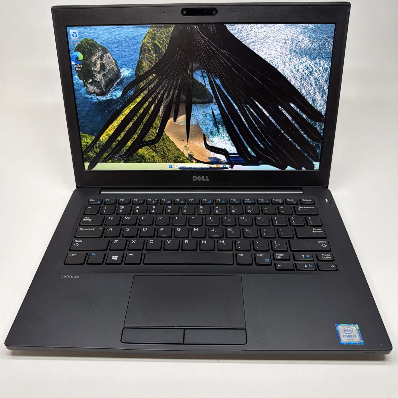 Dell Latitude 7280 Intel i5-6300U @ 2.40GHz 128GB SSD 8GB Laptop -Cracked Screen