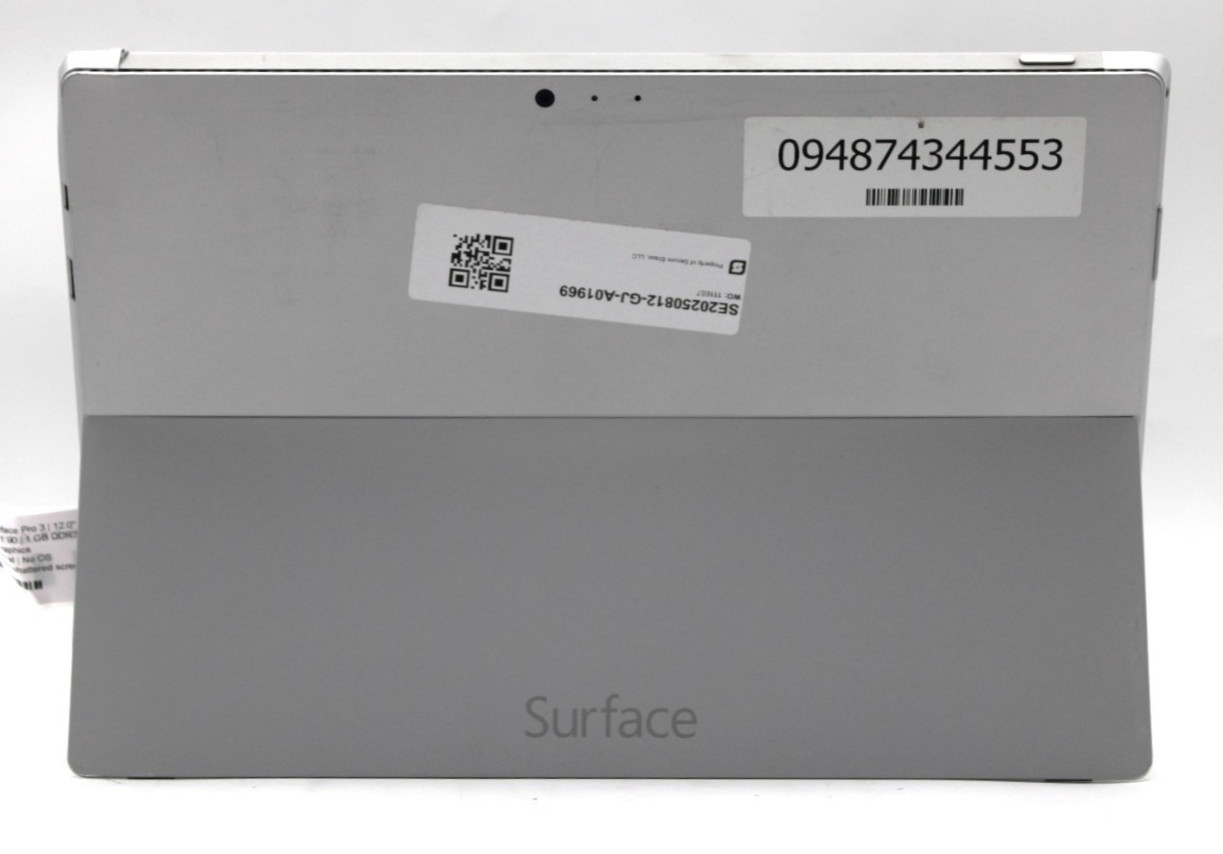 Microsoft Surface Pro 3 i5-4300U@1.9GHz 8GB DDR3 128GB Internal NO OS *USD/TSTD*