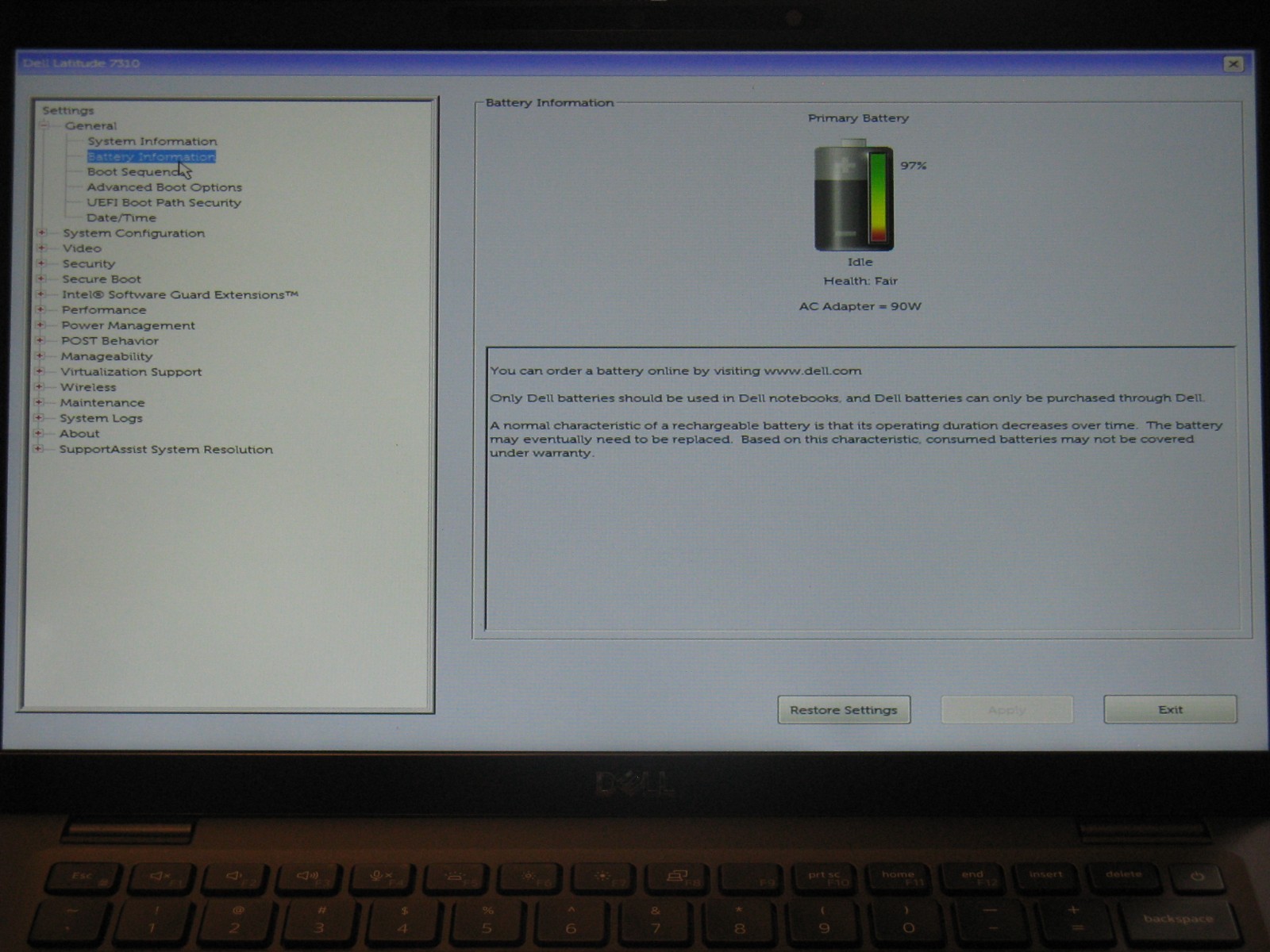 Dell Latitude 7310 i5-10310U 256GB NVMe 16GB FHD touch TB3 IR Cam vPro W11P