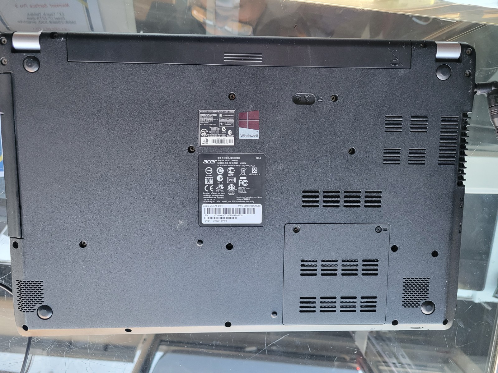 Acer Aspire V5-571 i5-3337U 10GB 1TB HDD Win 10 Pro with Office