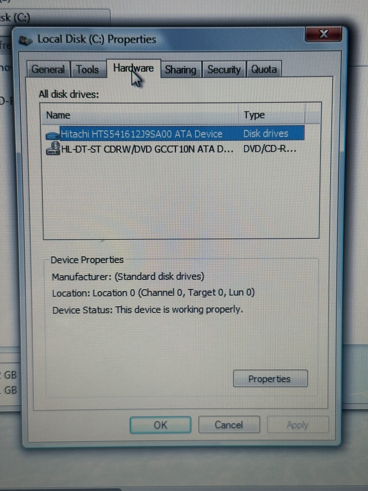 Dell Inspiron Laptop 1501 AMD ATHLON 64×2 2GB RAM 120GB HDD For Parts Repair