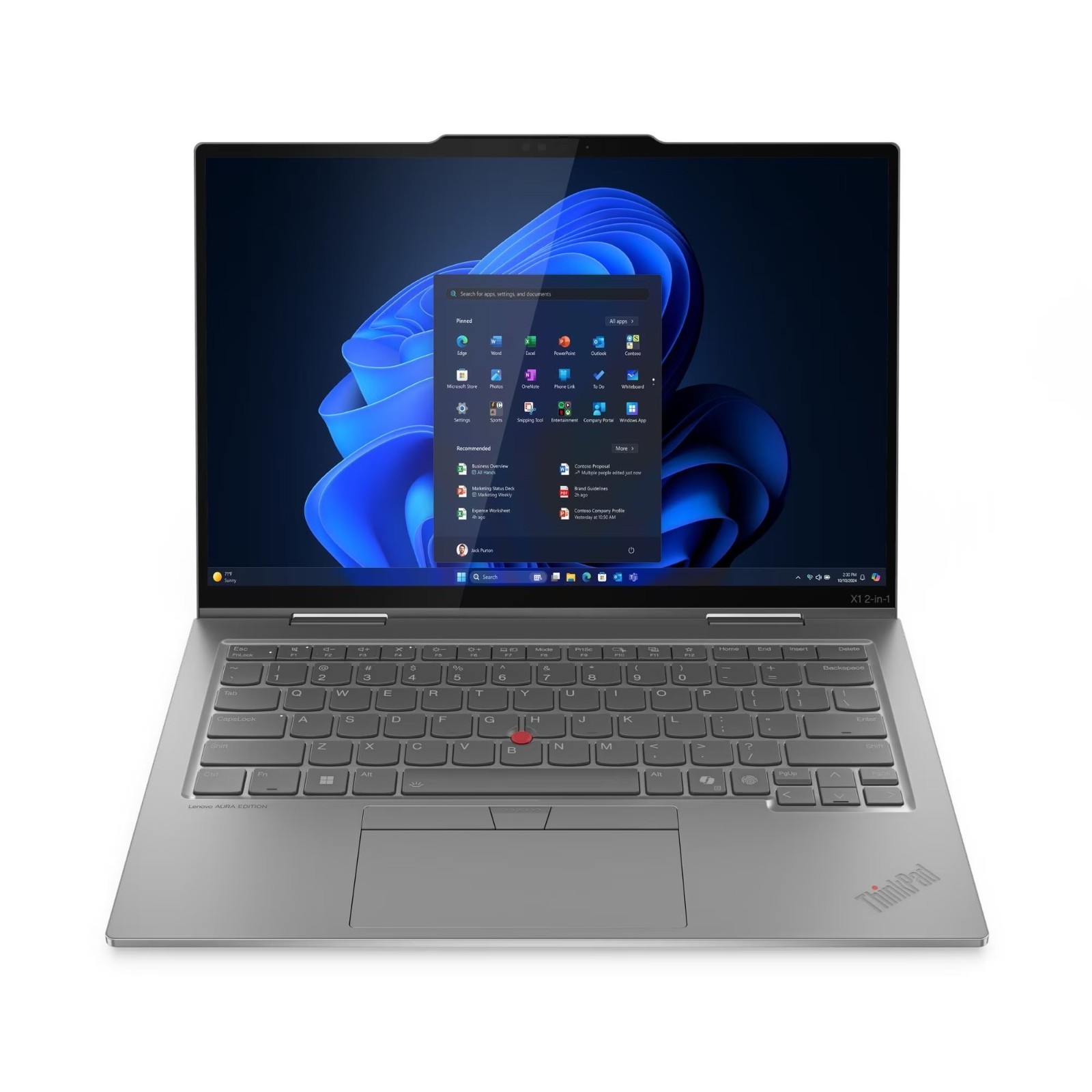 Lenovo ThinkPad X1 2-in-1 Gen 10, 14″ 2.8k OLED Touch,Ultra7 268v,32GB +1TB PEN