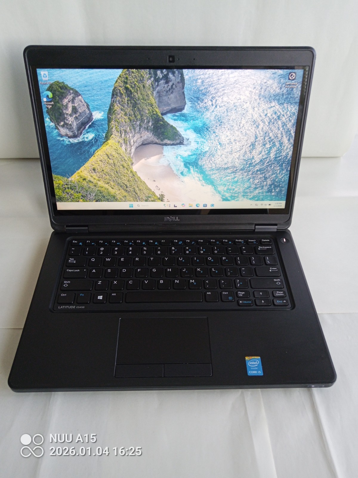 Dell Lat E5450 14″ i5-5300U 2.30GHz 8GB RAM 500GB HDD Win 11 Touch Scrn A/C Cord