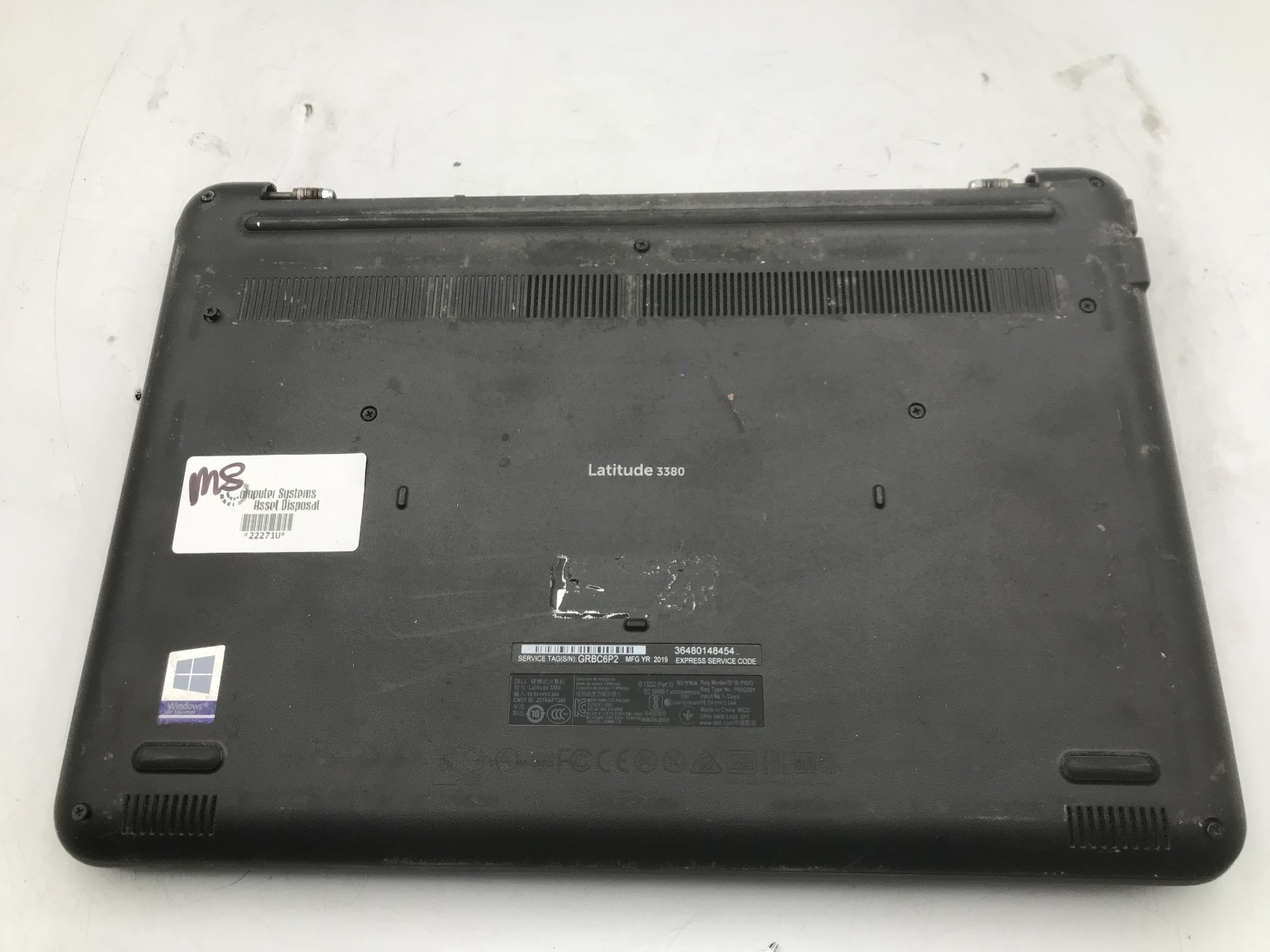 DELL LATITUDE 3380 – FOR PARTS/REPAIR – INTEL I3 6TH GEN – NO RAM -READ DESC- BB