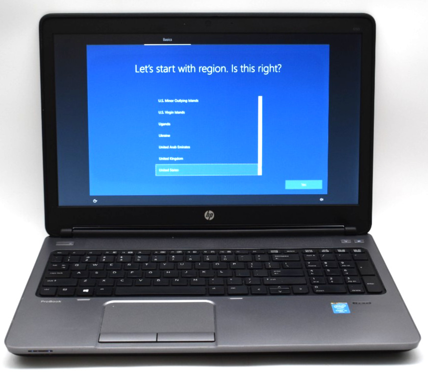 15.6″ HP PROBOOK 650 G1 Laptop i5-4310M @ 2.70GHz 8GB RAM 128GB SSD Win 10 Pro