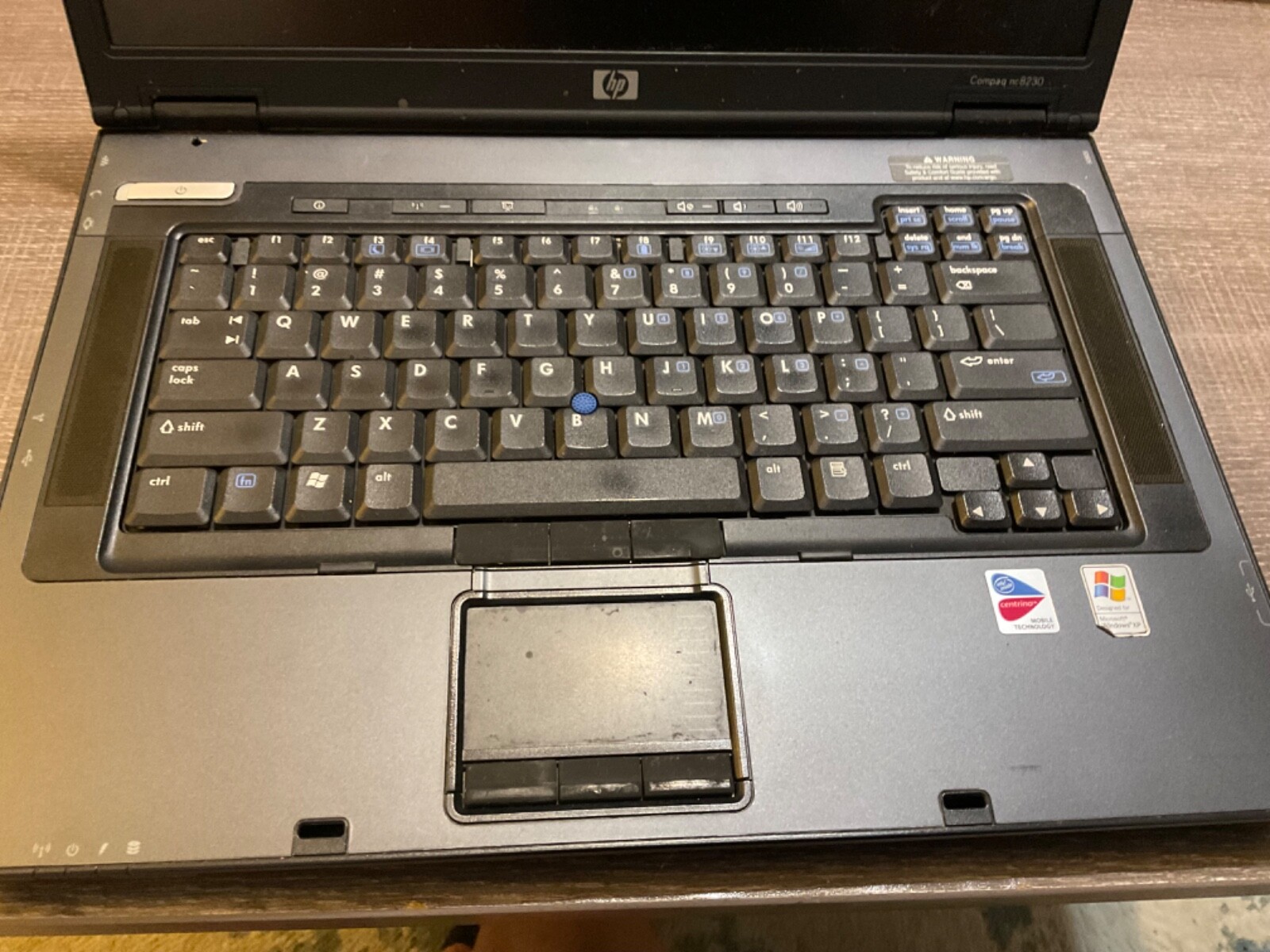 HP Compaq NC8230 Intel Pentium M @ 1.86GHz 1GB RAM No HDD No OS