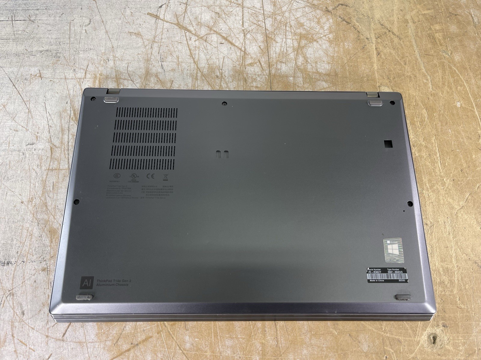 LENOVO THINKPAD T14S GEN2 RYZEN 7 PRO 5850U @ 1.9GHz, 16GB RAM, NO HDD/OS