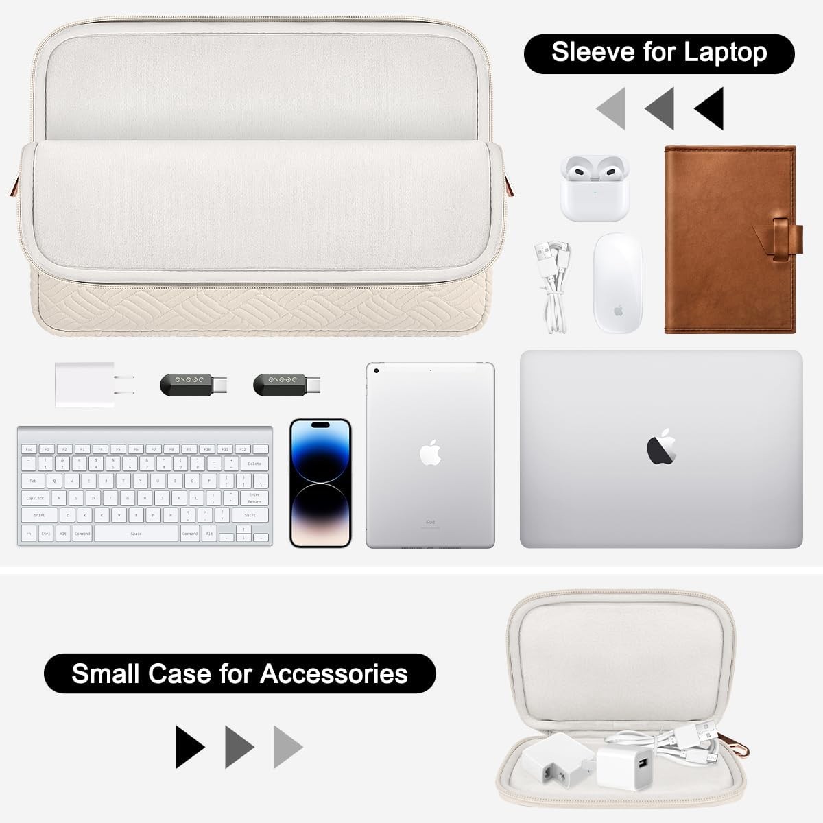 Laptop Sleeve Case for MacBook Pro 15 16 inch/MacBook Air M5 A3448 M4 A3241 M3 A