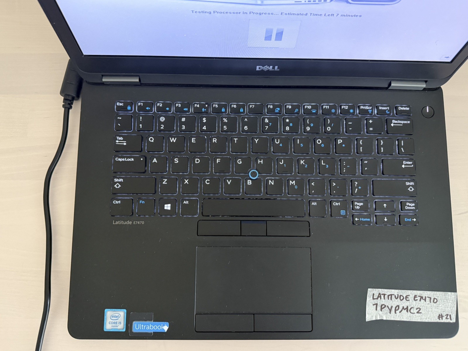 Dell Latitude E7470 Laptop Intel Core i5 6th Gen No HD/OS/AC Adapter