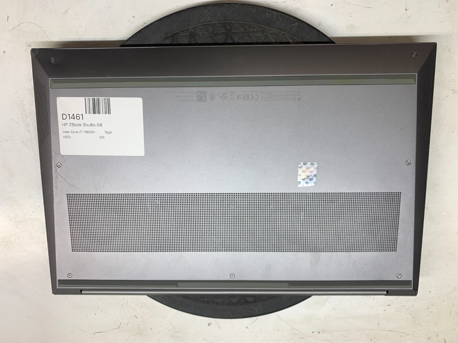 HP ZBook Studio G8 Intel Core i7-11800H 16GB 500GB SSD Quadro T1200 Windows 11