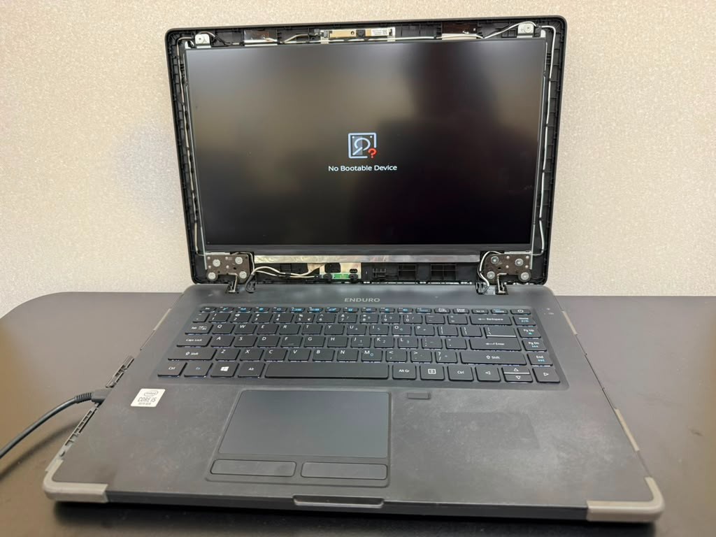 Acer Enduro N3 Rugged 14″ i5 10th Gen No RAM-SSD BIOS LOCKED Missing Bezel Parts