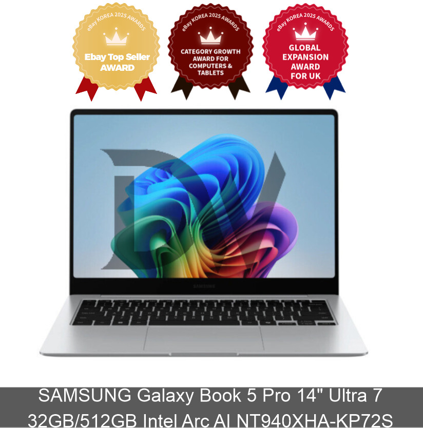 SAMSUNG Galaxy Book 5 Pro 14″ Ultra 7 32GB/512GB Intel Arc AI NT940XHA-KP72S