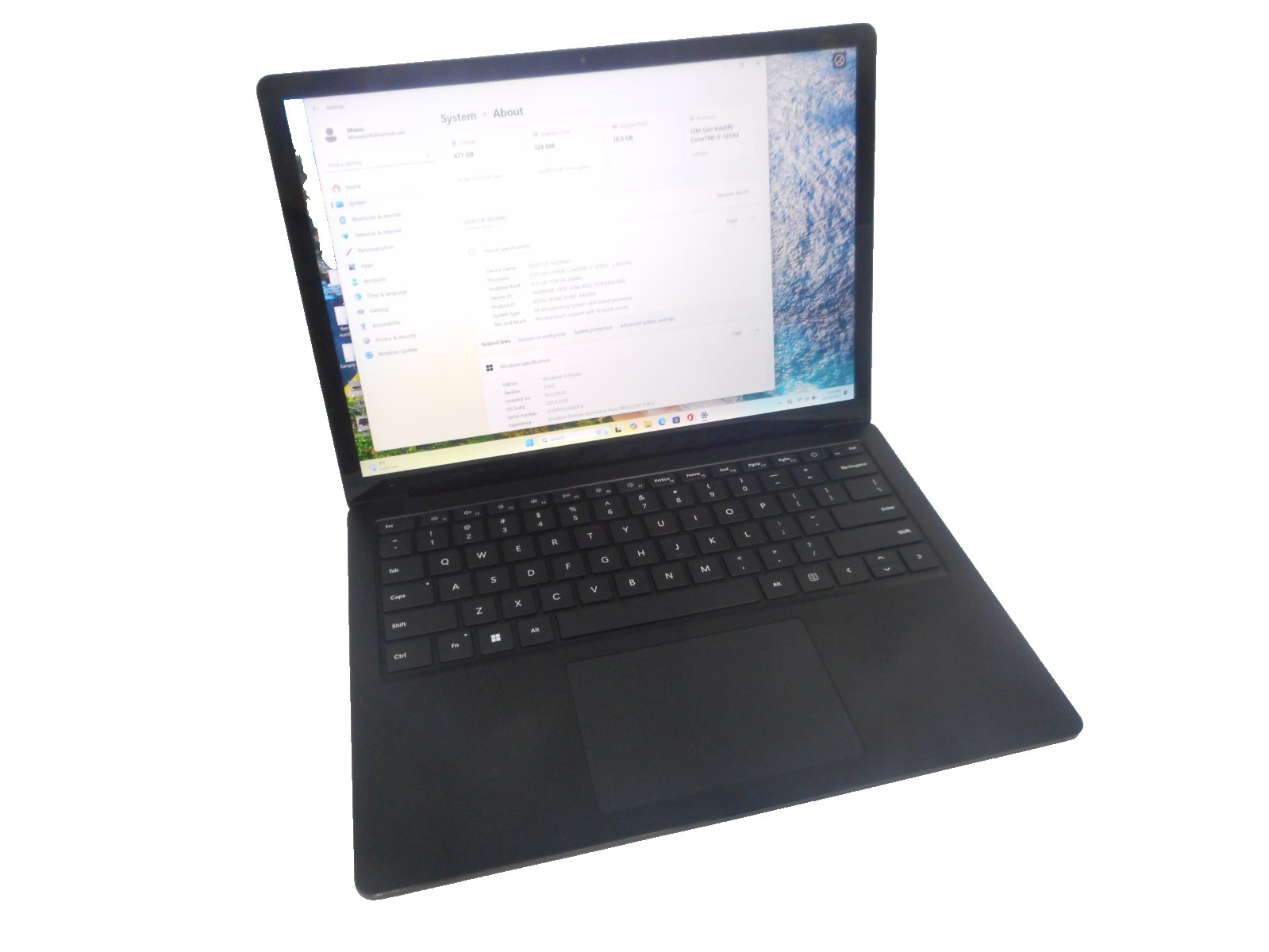 Microsoft Surface Laptop 5 1951 i7-1255U 8GB RAM 256GB SSD Open Box read