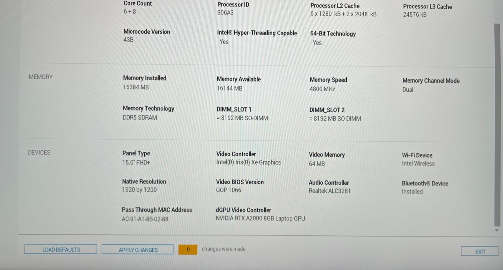 Dell Precision 5570 15.6″ FHD+ 14 Core i7-12700H 16G (RTX A2000 8GB) 1TB W11 Pro