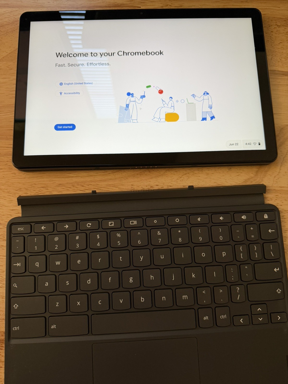 Lenovo Ideapad Duet Chromebook CT-X636F 10.1″ (128GB,2.00GHz,4GB)