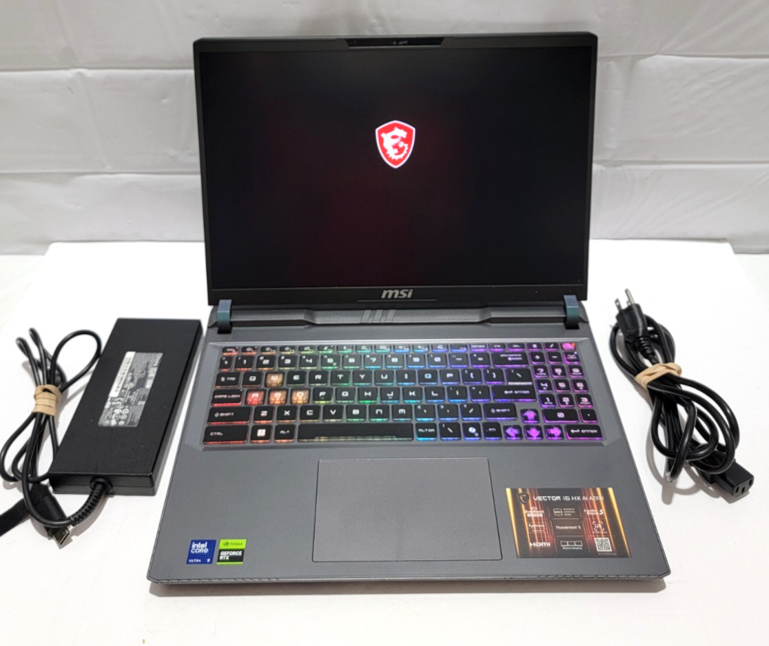 MSI Vector 16 HX AI A2XW-Intel Ultra 9 275HX-64GB Ram-4TB SSD-Nvidia RTX 5070