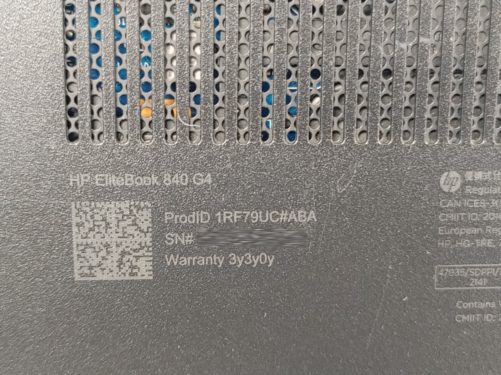 HP EliteBook 840 G4 OPQGND9 14 i5-7300U 2.6 8GB 256GB SSD WINDOWS 10 PRO