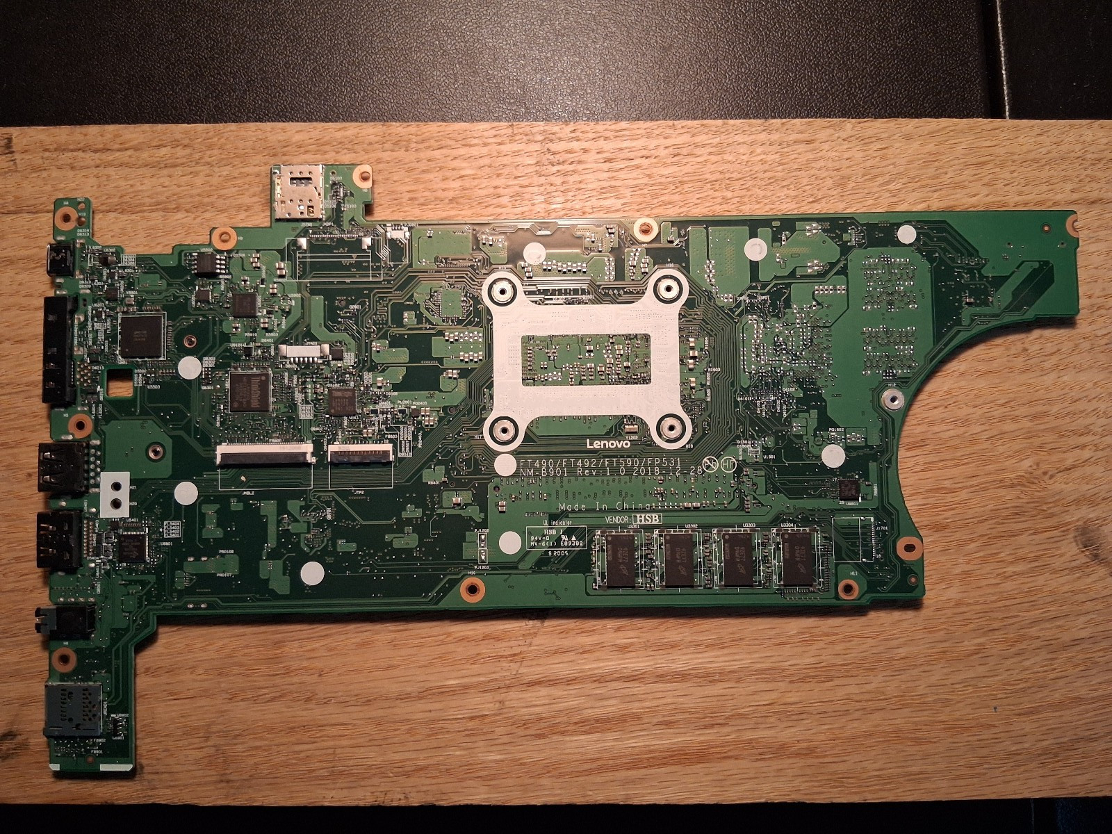 Lenovo ThinkPad T490 T590 i7-8565U 8GB Motherboard NM-B901 02HK922
