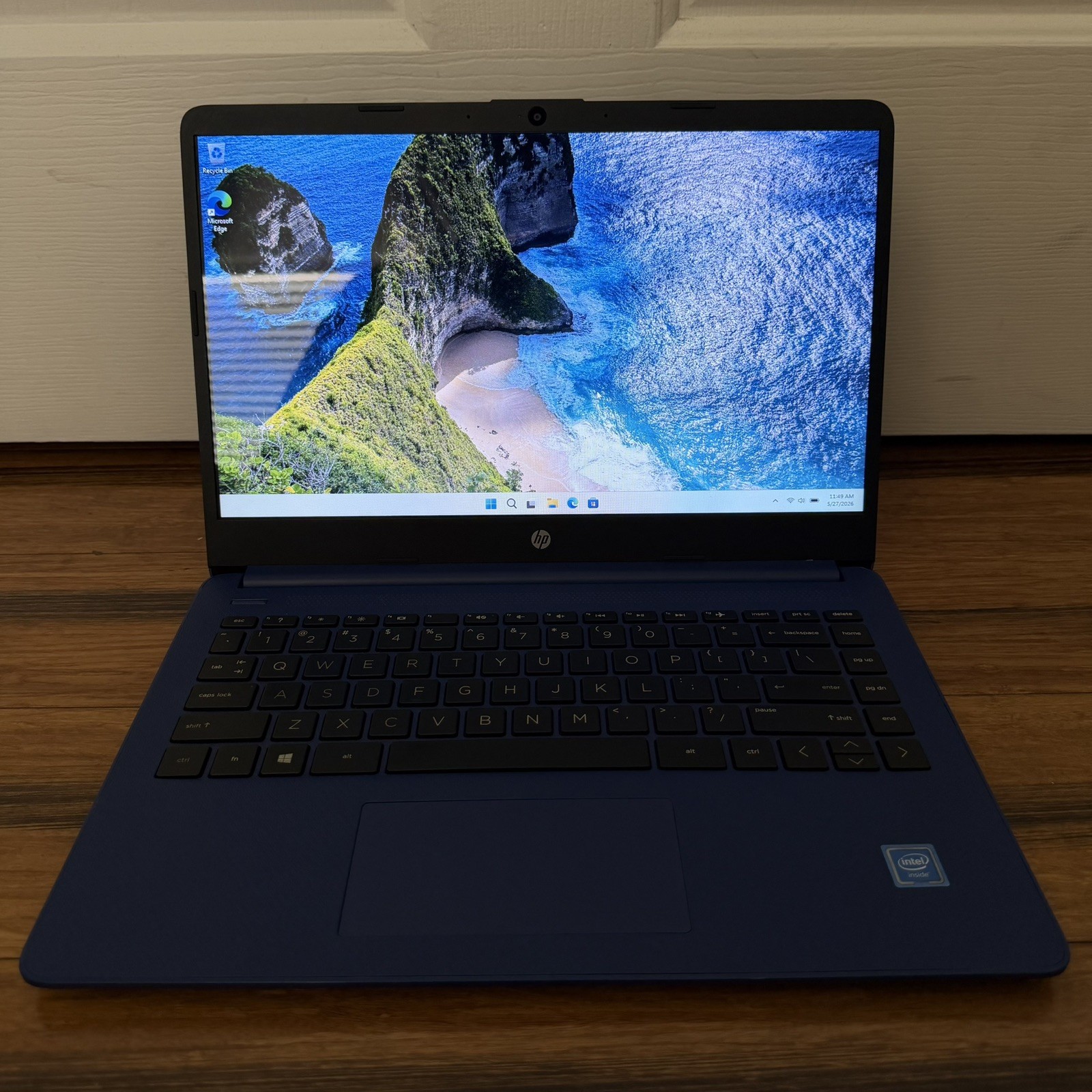 HP Laptop 14″ Intel Celeron N4020 Dual Core 4GB RAM 64GB eMMC W11) Blue