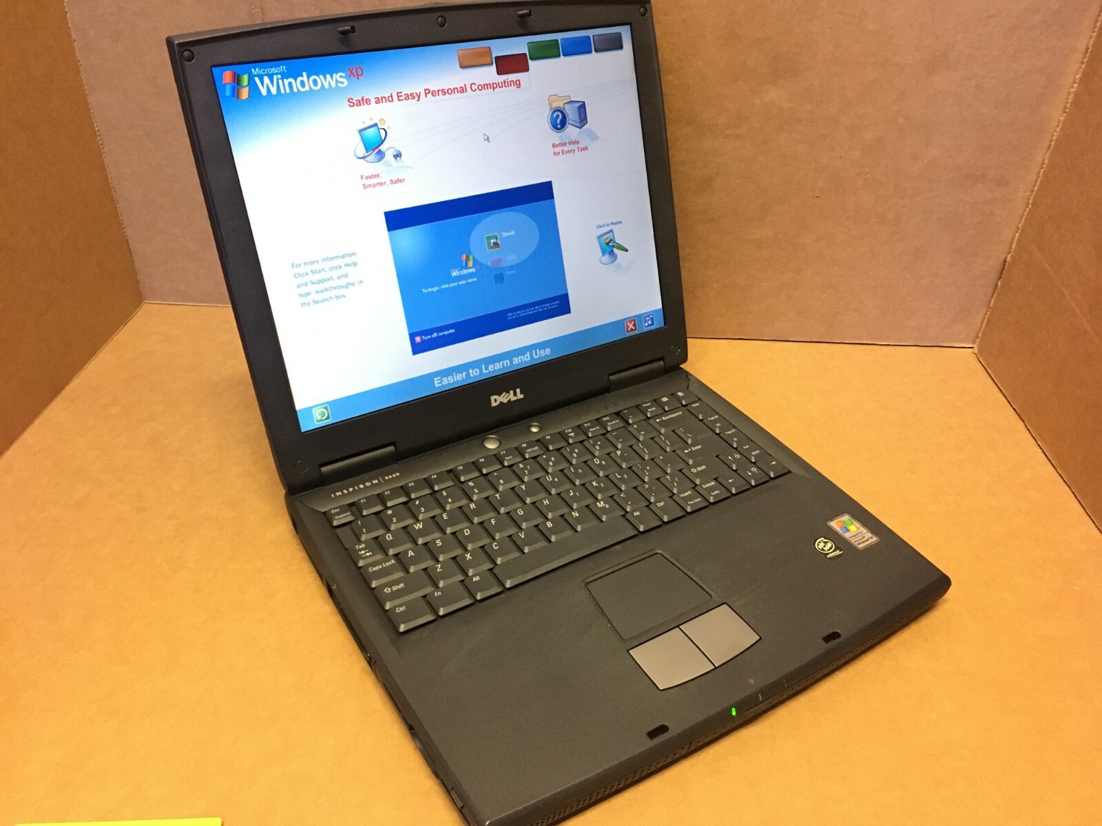 Dell Inspiron 2650 Laptop 1.50 GHz 18.6GB HDD 512MB RAM Windows XP Office 2000