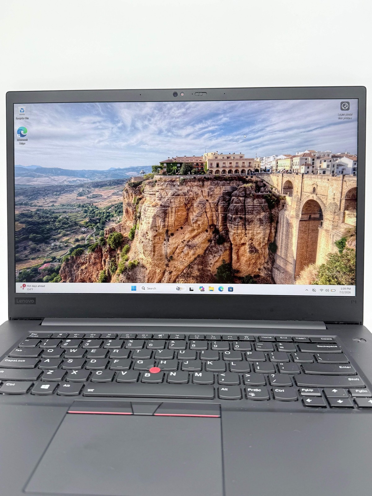 Lenovo ThinkPad P1 Gen 3 16″ Intel UHD Graphics P630 32GB RAM 1TB Black Laptop