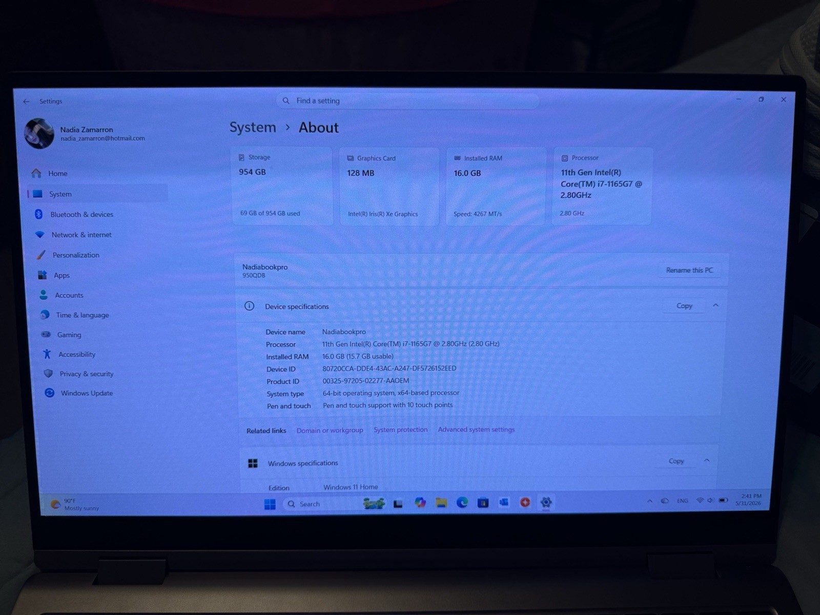 Samsung Galaxy Book Pro 360 | 15.6″ Super AMOLED Touch Display | i7-1165G7 CPU