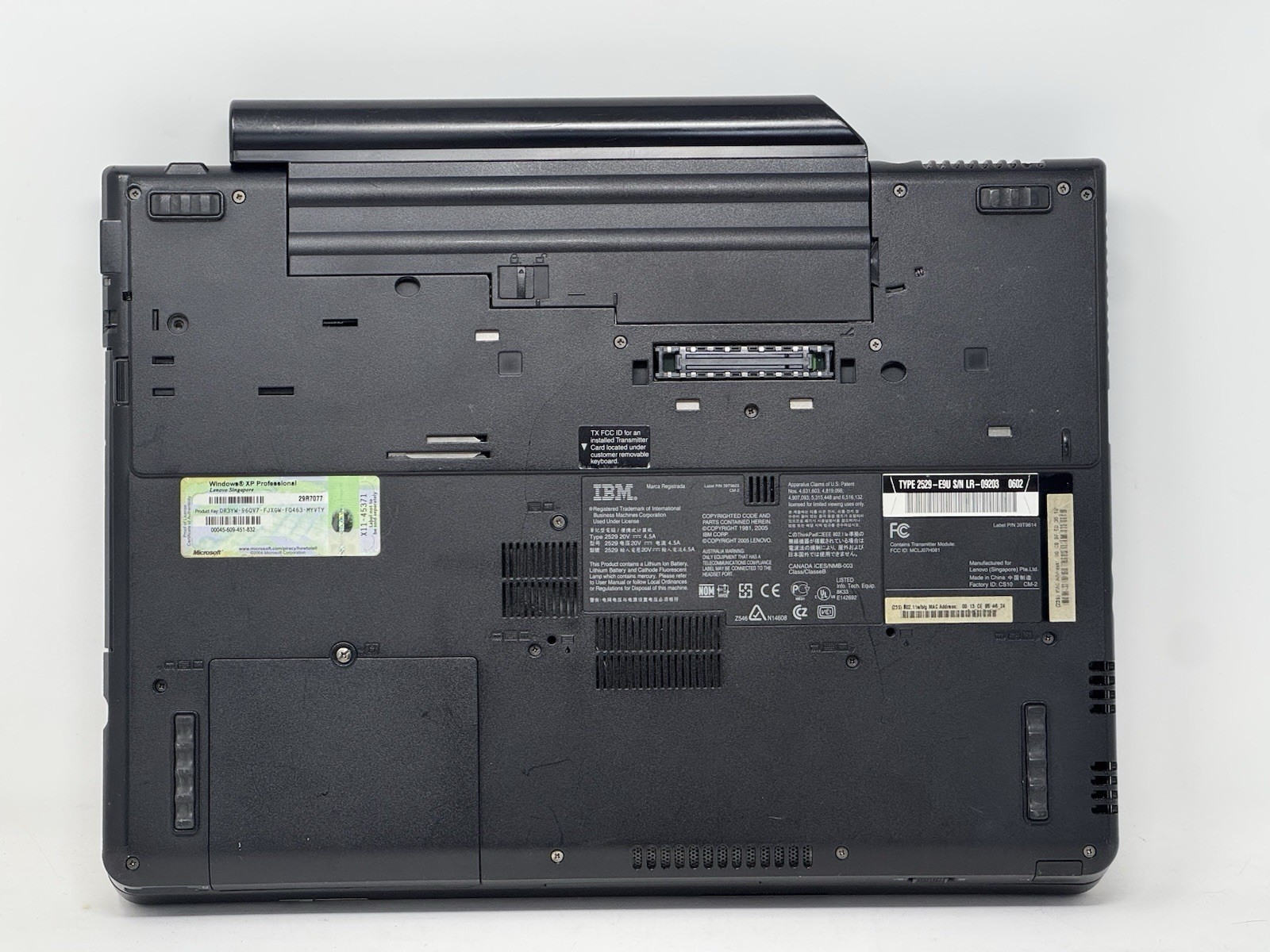 IBM ThinkPad Z60M Pentium M 2.0GHz 2GB RAM 80GB HDD XP Pro Radeon X600