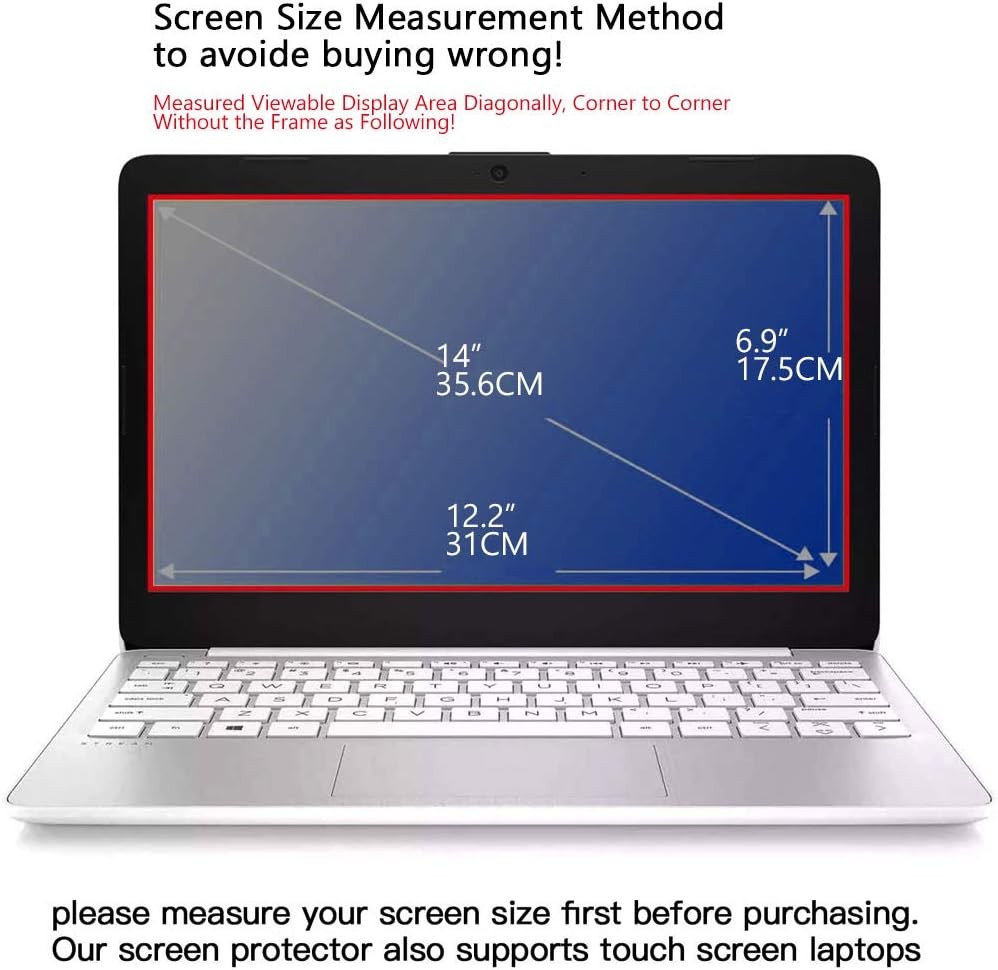 14″ Laptop Screen Protector Eye Protection Anti Glare Anti Blue Light for 14 Inc