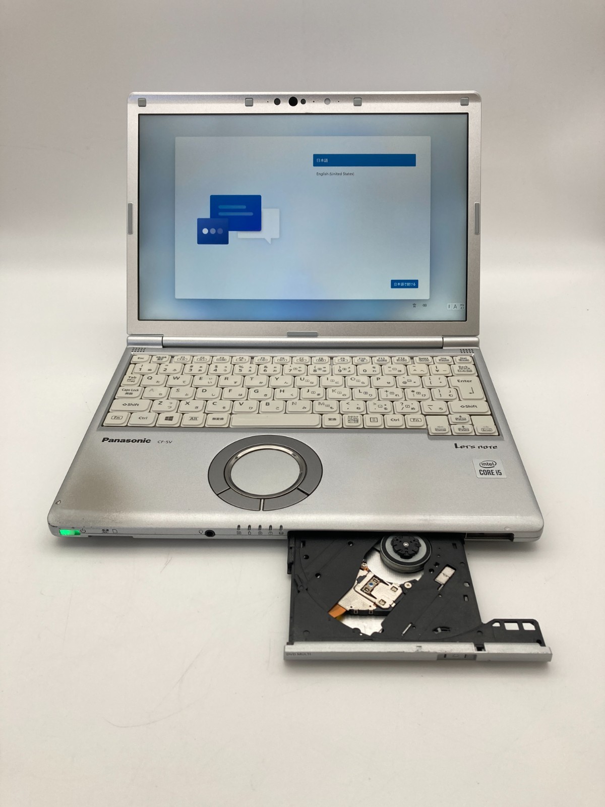 Panasonic Let’s note CF-SV9 Core i5-10310U RAM 16GB SSD 256GB ODD WUXGA w/AC