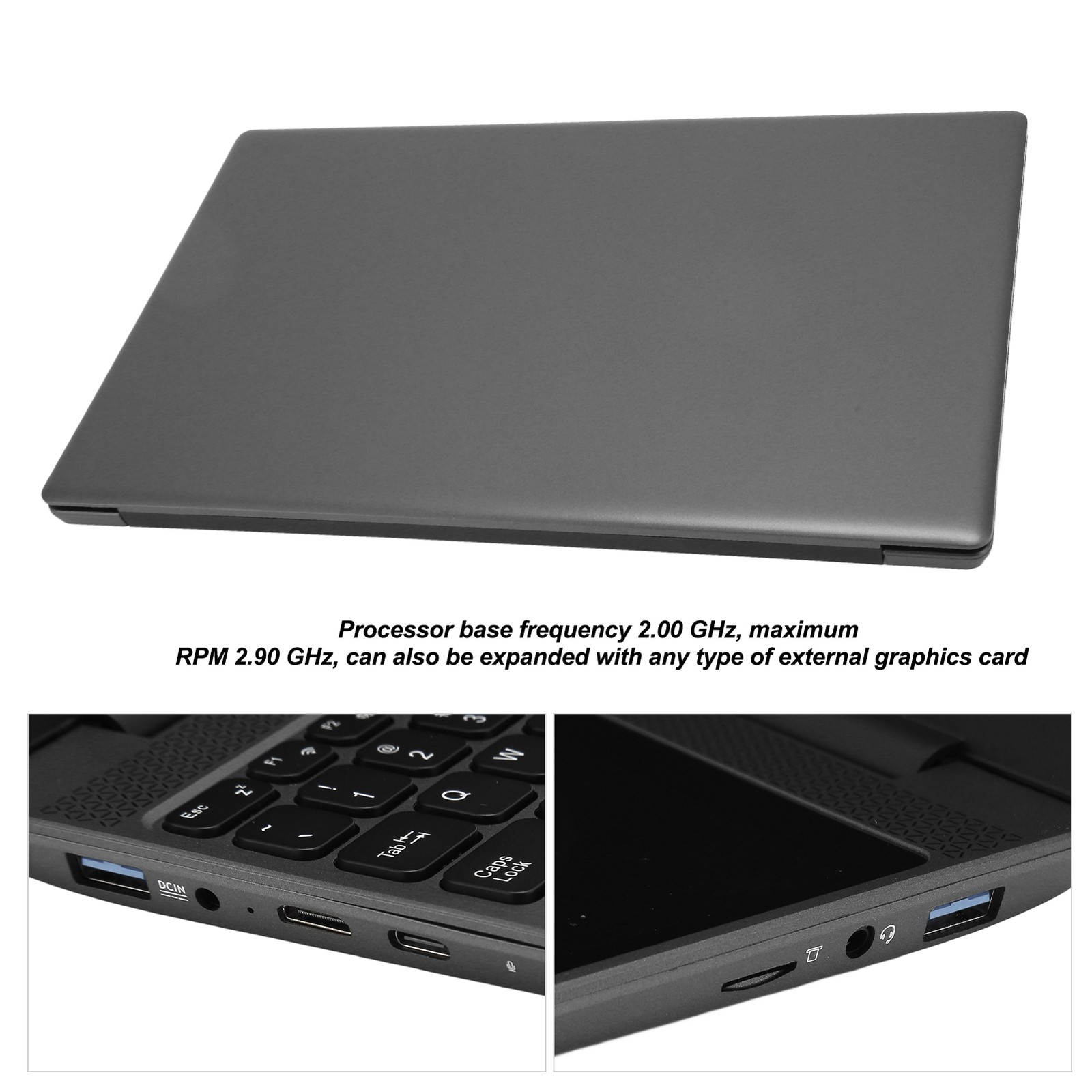 Hot 15.6 Inch Laptop With 7in Touch Screen For 10 11 Dual Screen Laptop⭐