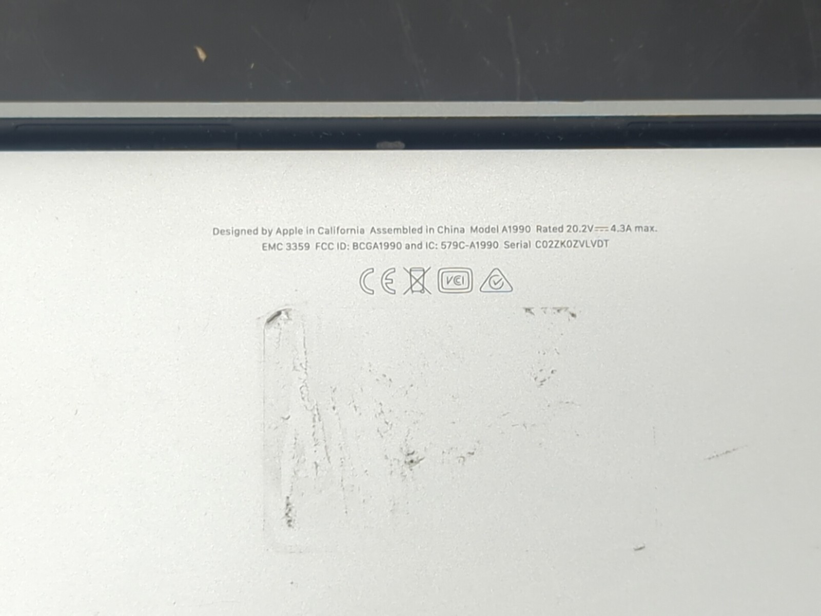 MacBook Pro 15,1 a1990: i7 9th Gen: 32GB Ram: 500GB SSD: Sequoia OS: Tested