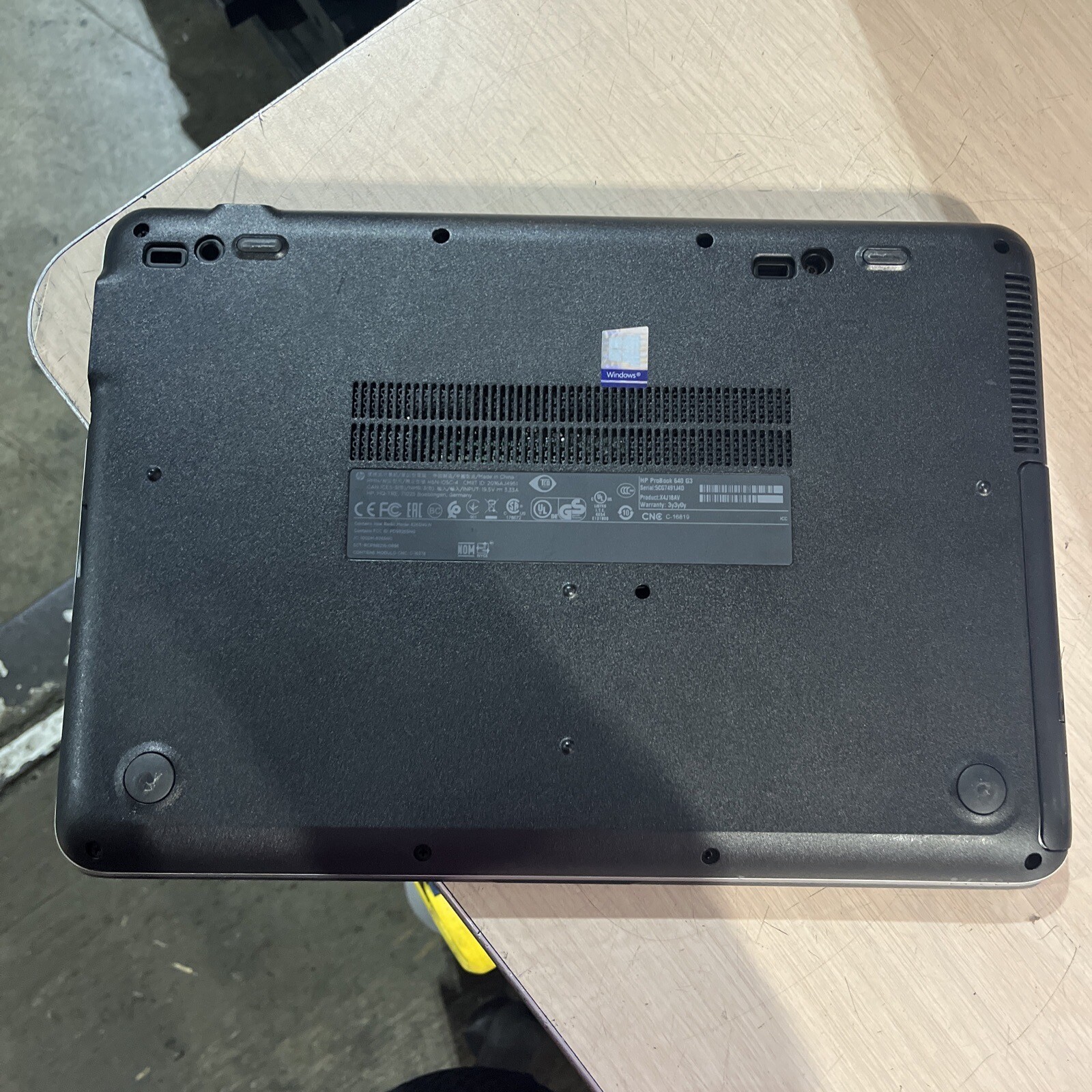 HP PROBOOK 640 G3 INTEL CORE I7-7600U 2.80GHZ 8GB RAM NO HD