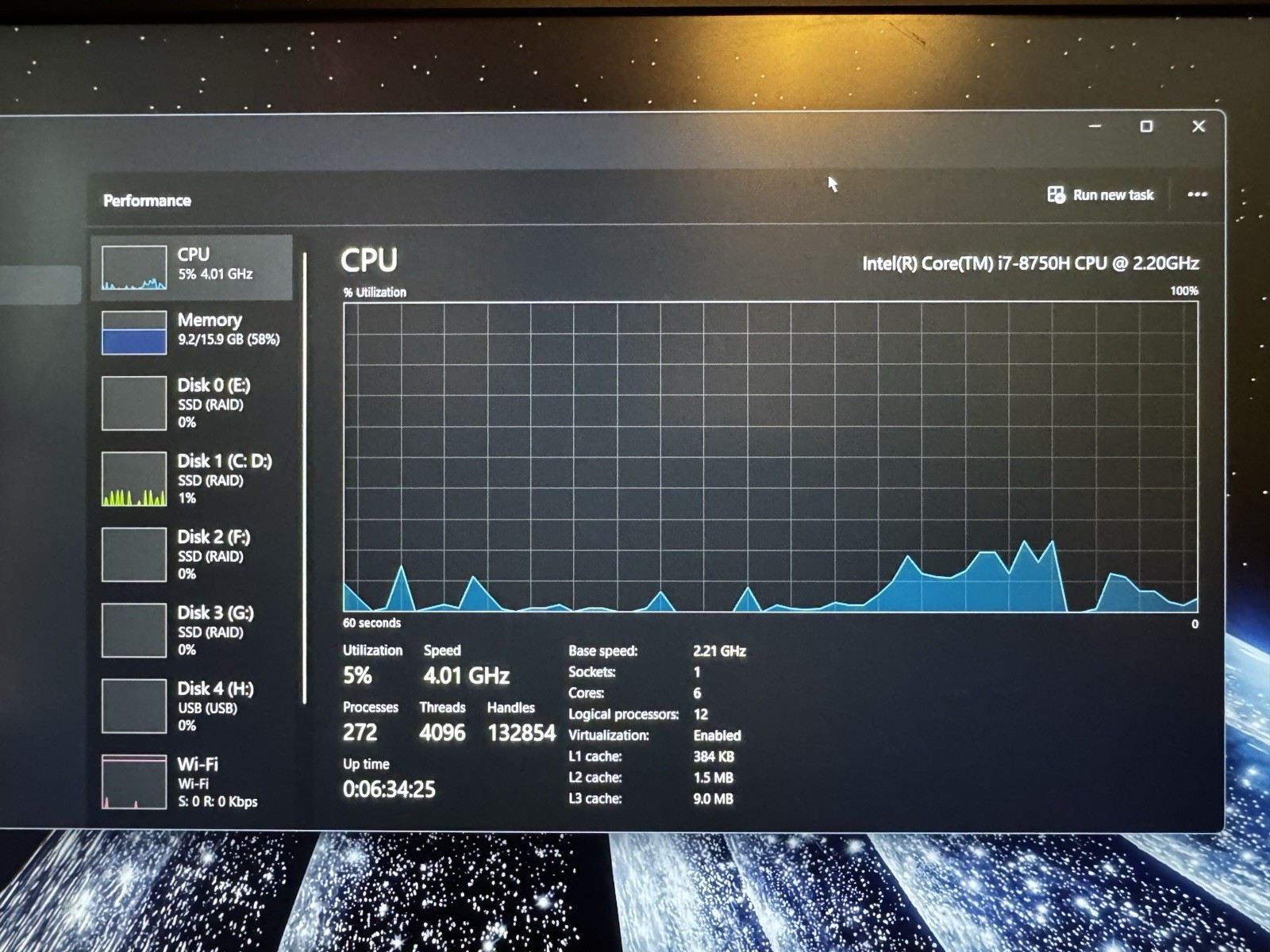 Alienware 15 R4 15.6in i7-8750H 16GB 1TB SSD GTX 1060 Win 11