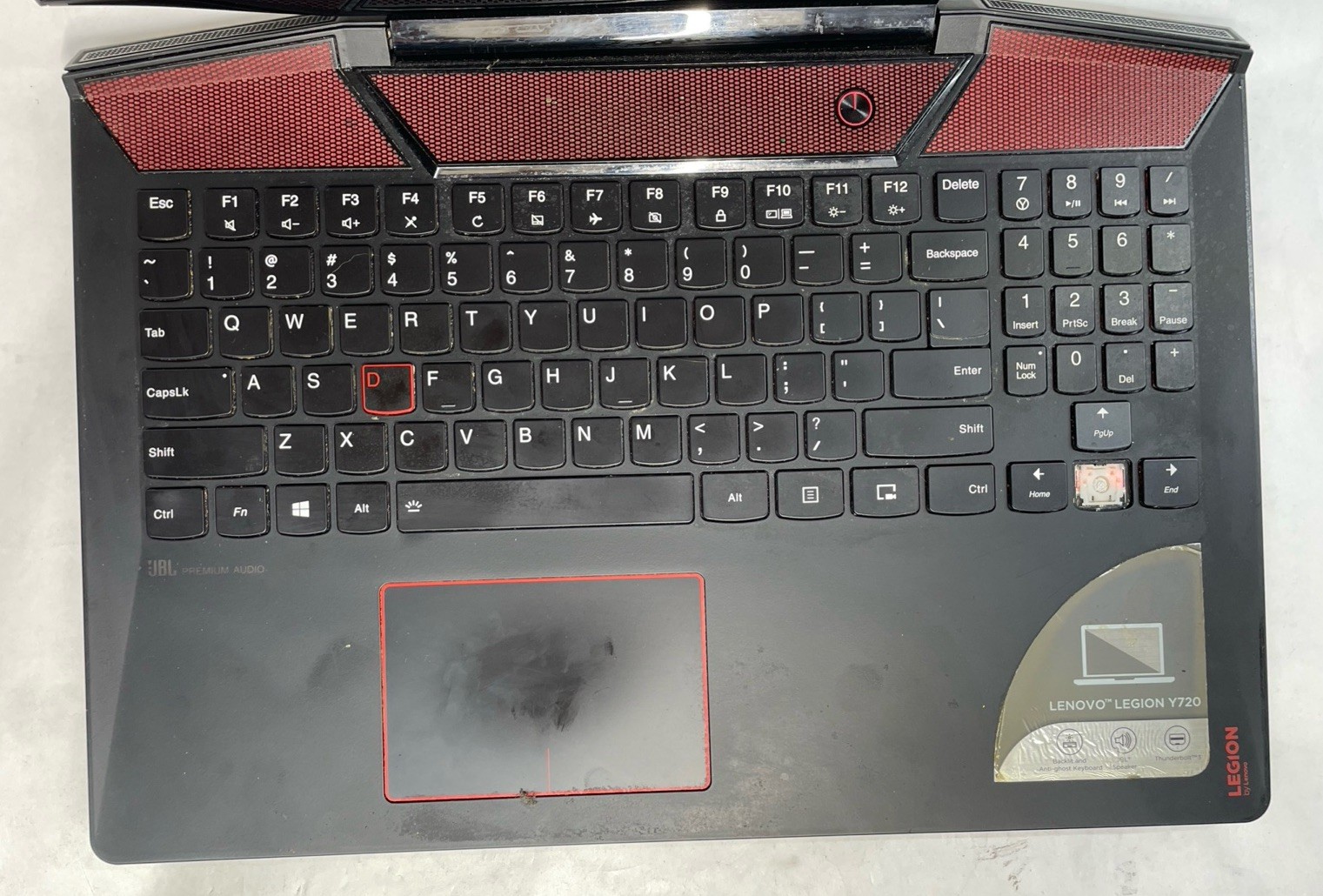 Lenovo Legion Y720 Gaming Laptop 15.6″, i7-7700HQ, 8GB RAM, WIN10, GTX 1060 READ
