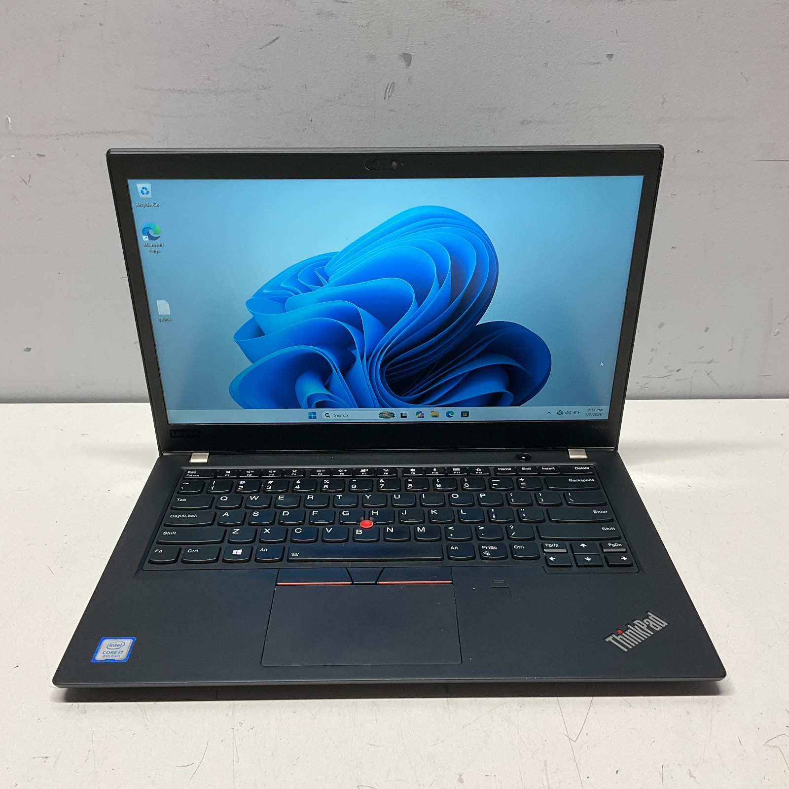 Lenovo ThinkPad T480s Intel i7-8th Gen 1.90GHz 8GB RAM 256GB SSD Windows 11 Pro