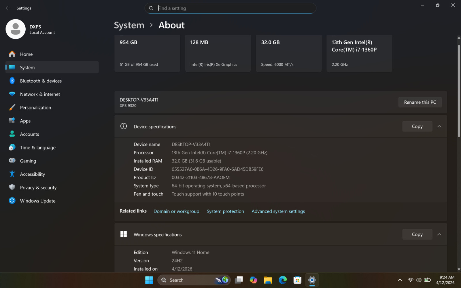 Dell XPS 13 Plus 9320 i7-1360P, 32GB RAM, 1TB SSD, 3.5K OLED Touch & COACH BAG!